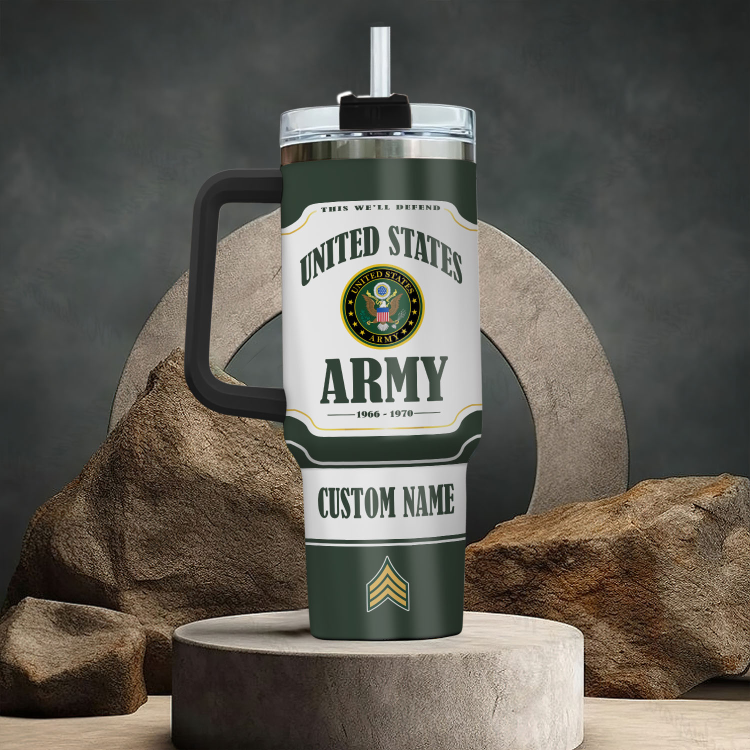 United States Army Custom Stanley Cup 40 oz 30 oz Tumbler With HandleTVC2301111 - Image 3