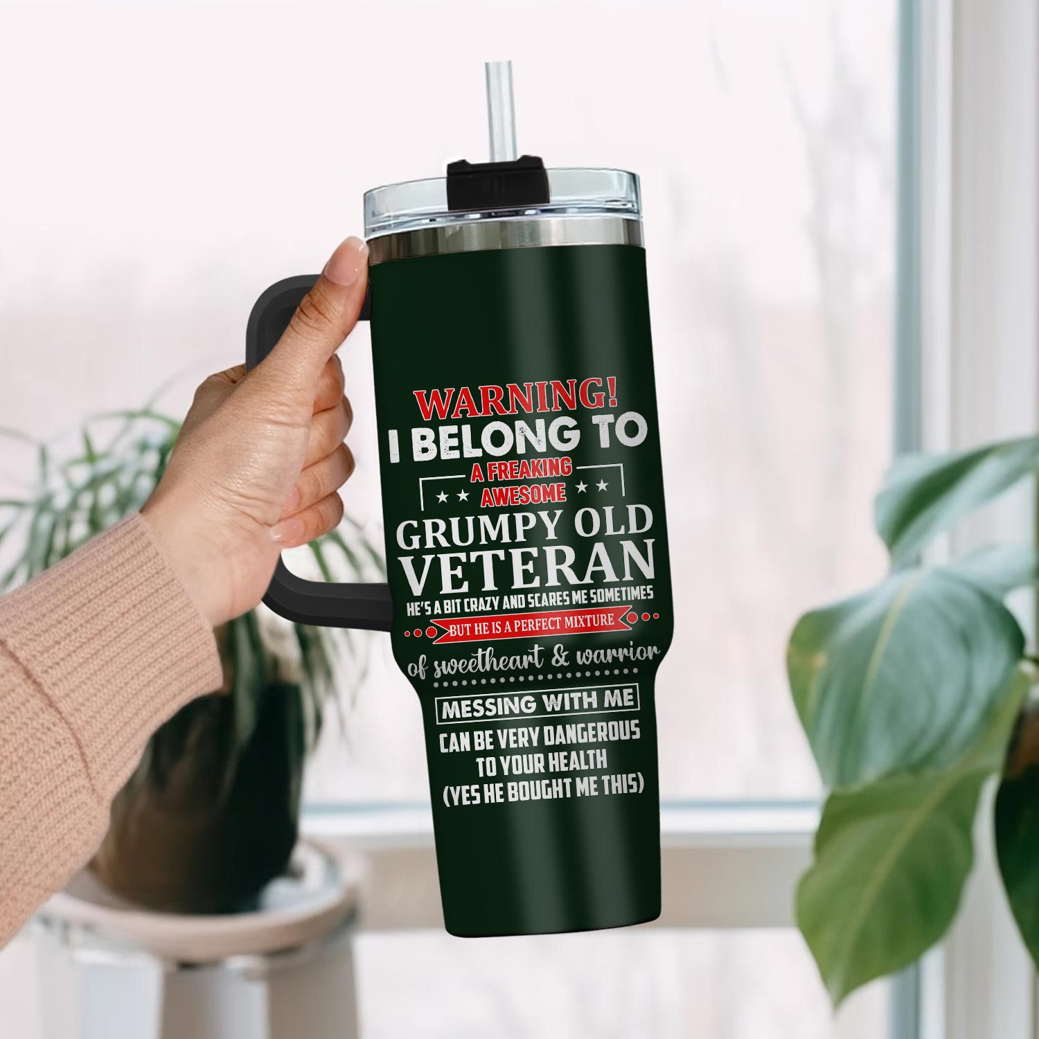 United States Army Custom Stanley Cup 40 oz 30 oz Tumbler With HandleTVC2301112 - Image 2