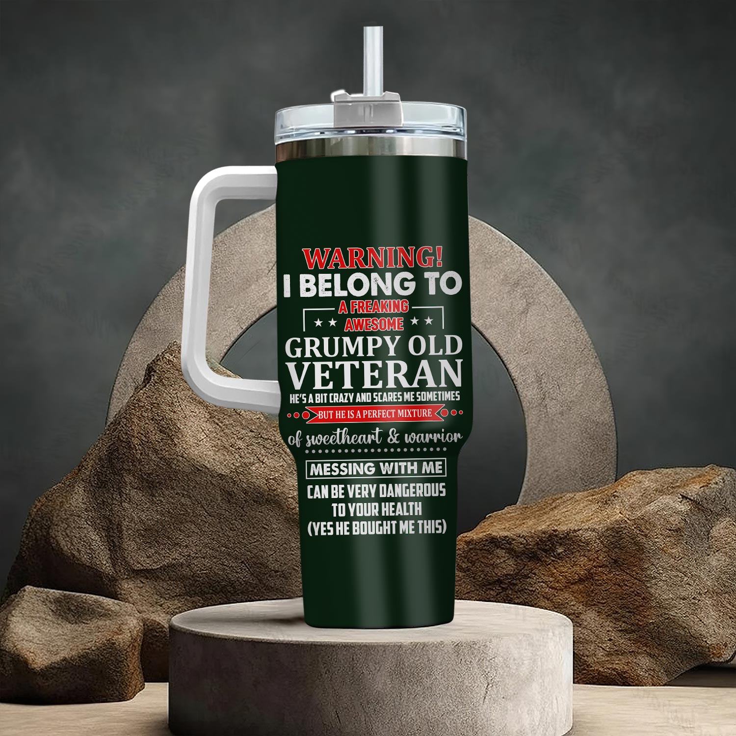 United States Army Custom Stanley Cup 40 oz 30 oz Tumbler With HandleTVC2301112 - Image 3