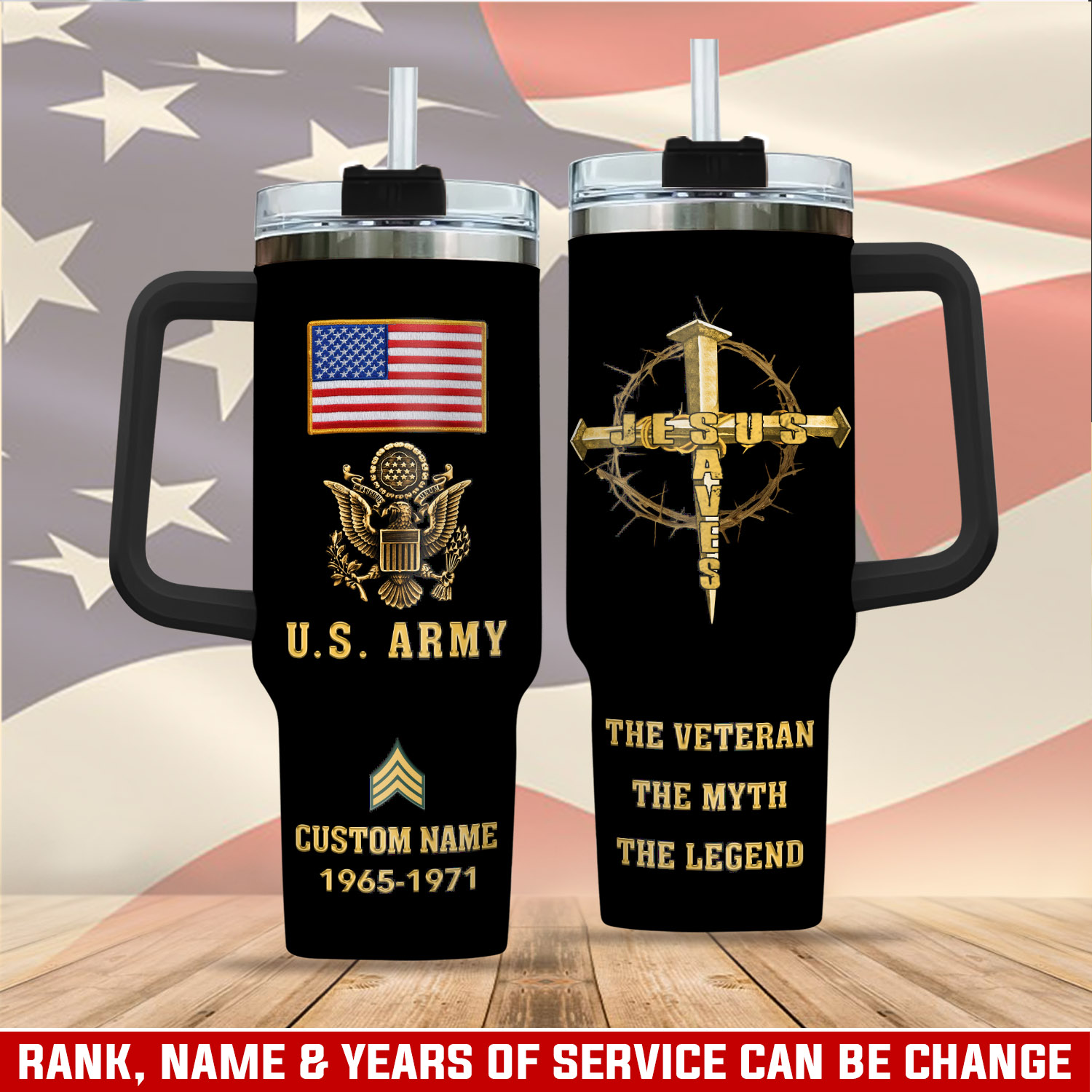 United States Army Custom Stanley Cup 40 oz 30 oz Tumbler With HandleTVC2301287