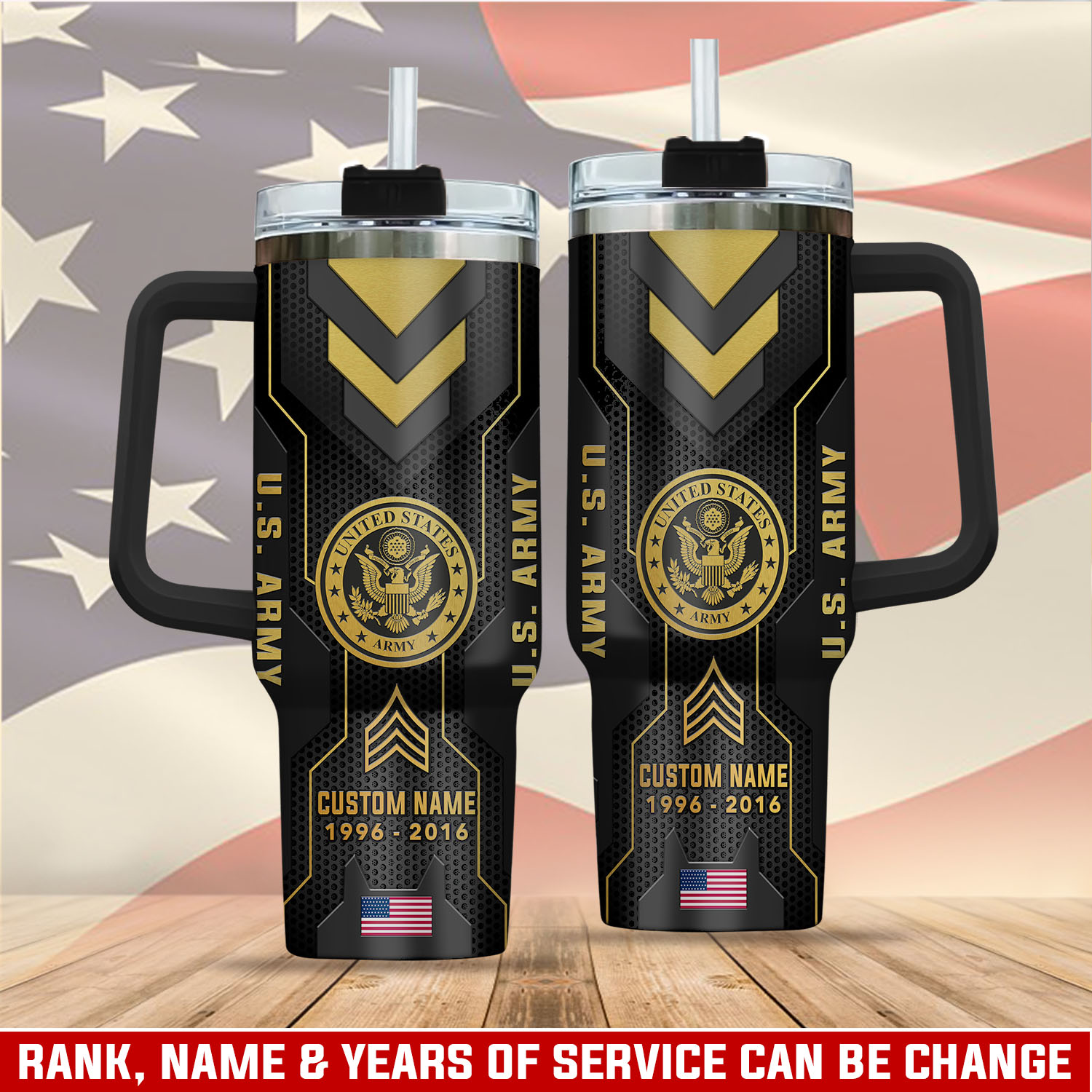 United States Army Custom Stanley Cup 40 oz 30 oz Tumbler With HandleTVC2301287