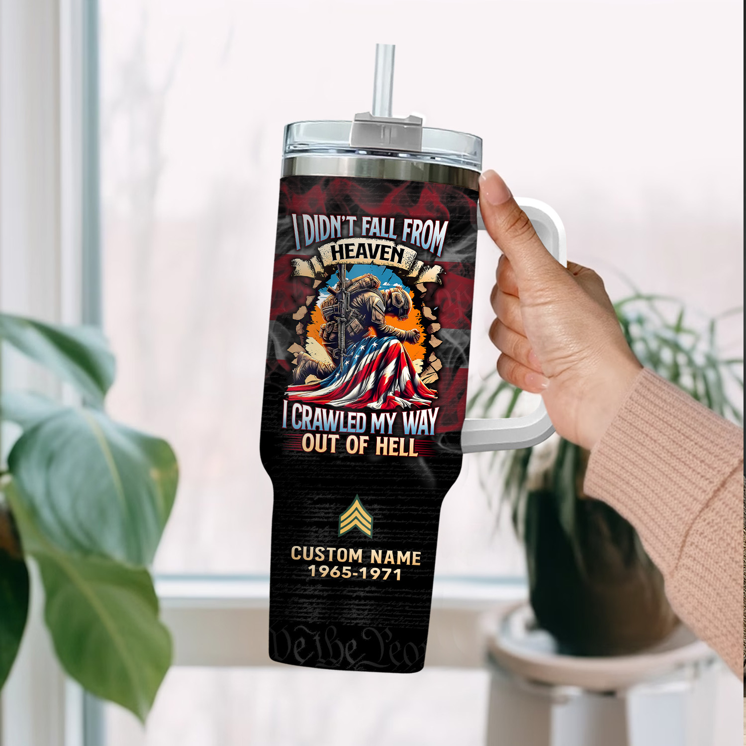 United States Army Custom Stanley Cup 40 oz 30 oz Tumbler With HandleTVC2301288 - Image 2