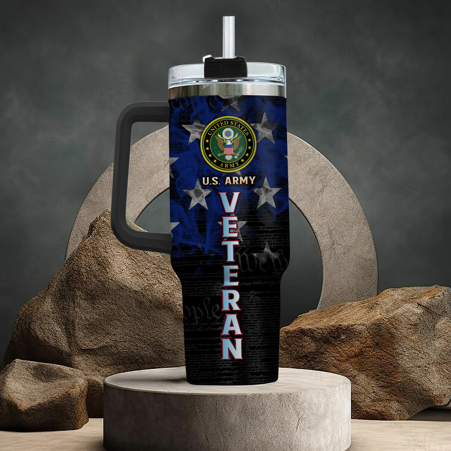 United States Army Custom Stanley Cup 40 oz 30 oz Tumbler With HandleTVC2301288 - Image 3