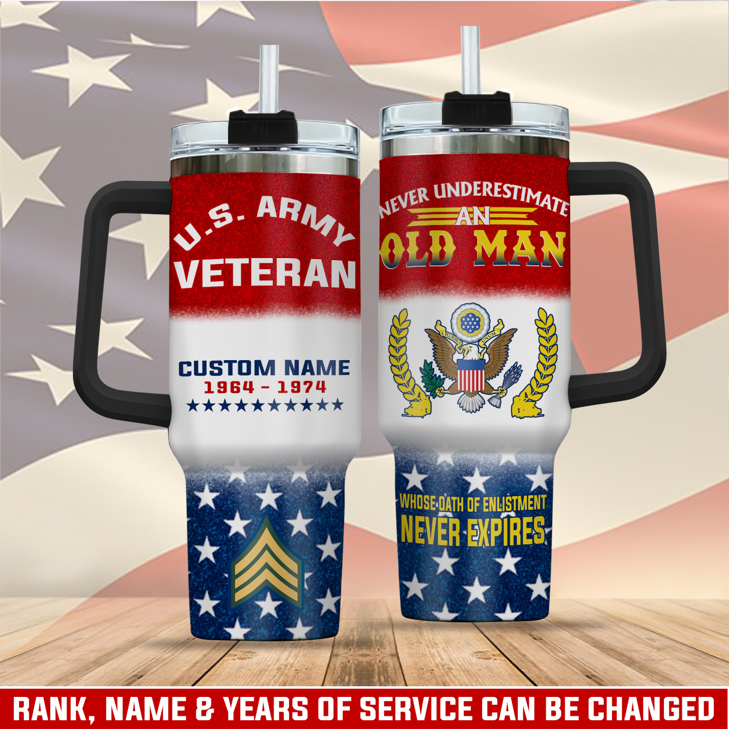 United States Army Custom Stanley Cup 40 oz 30 oz Tumbler With HandleTVC2301409