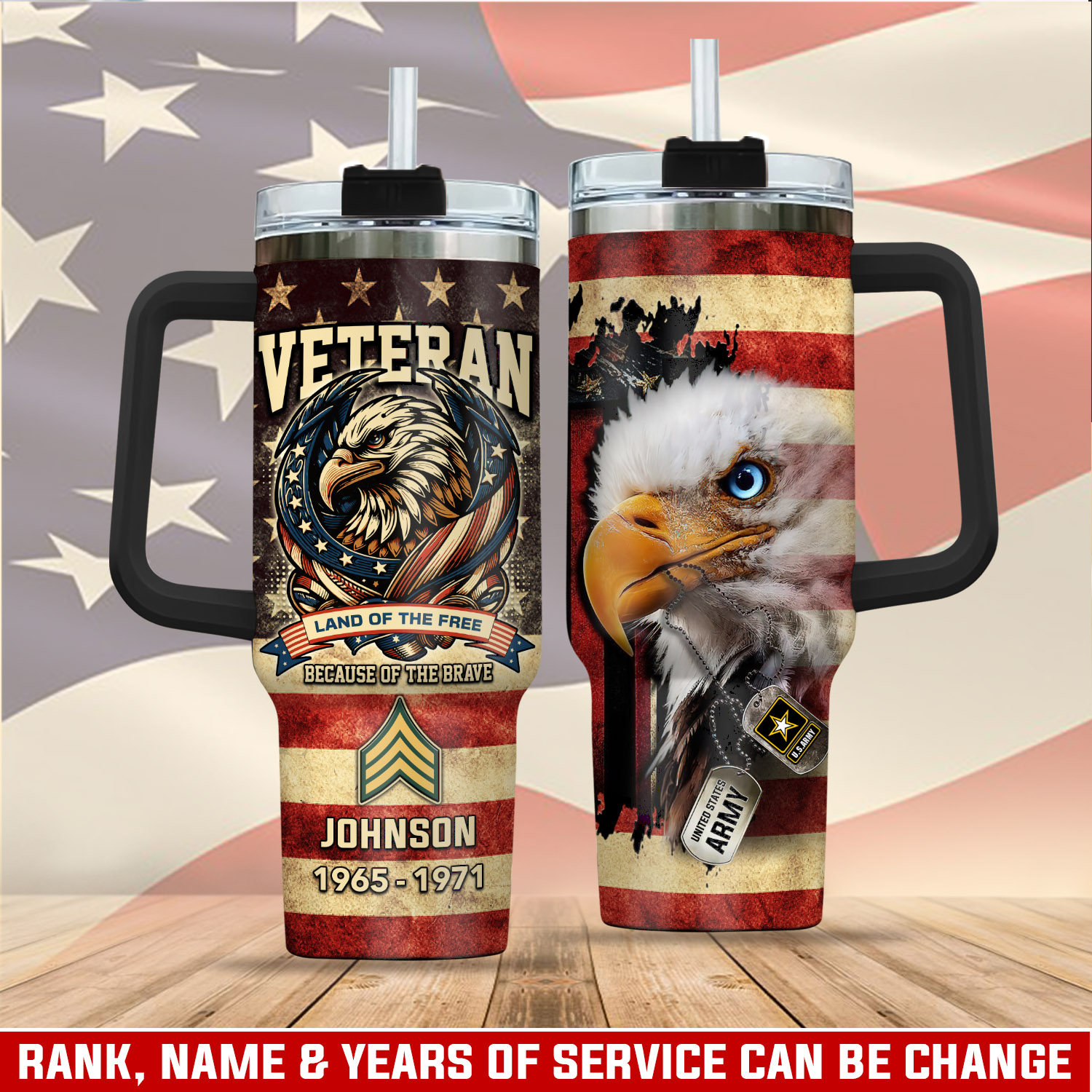 United States Army Custom Stanley Cup 40 oz 30 oz Tumbler With HandleTVC2301761