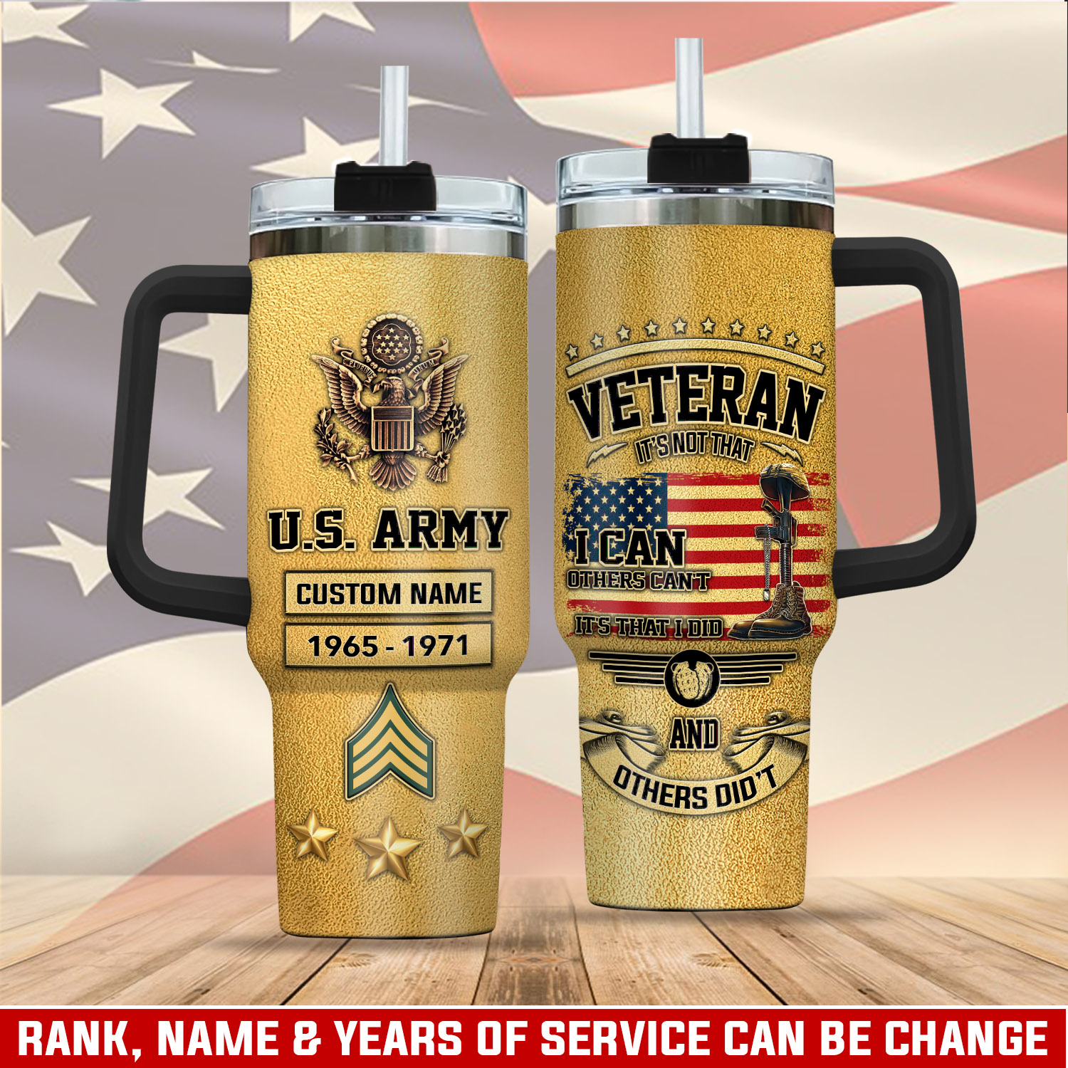 United States Army Custom Stanley Cup 40 oz 30 oz Tumbler With HandleTVC2301761