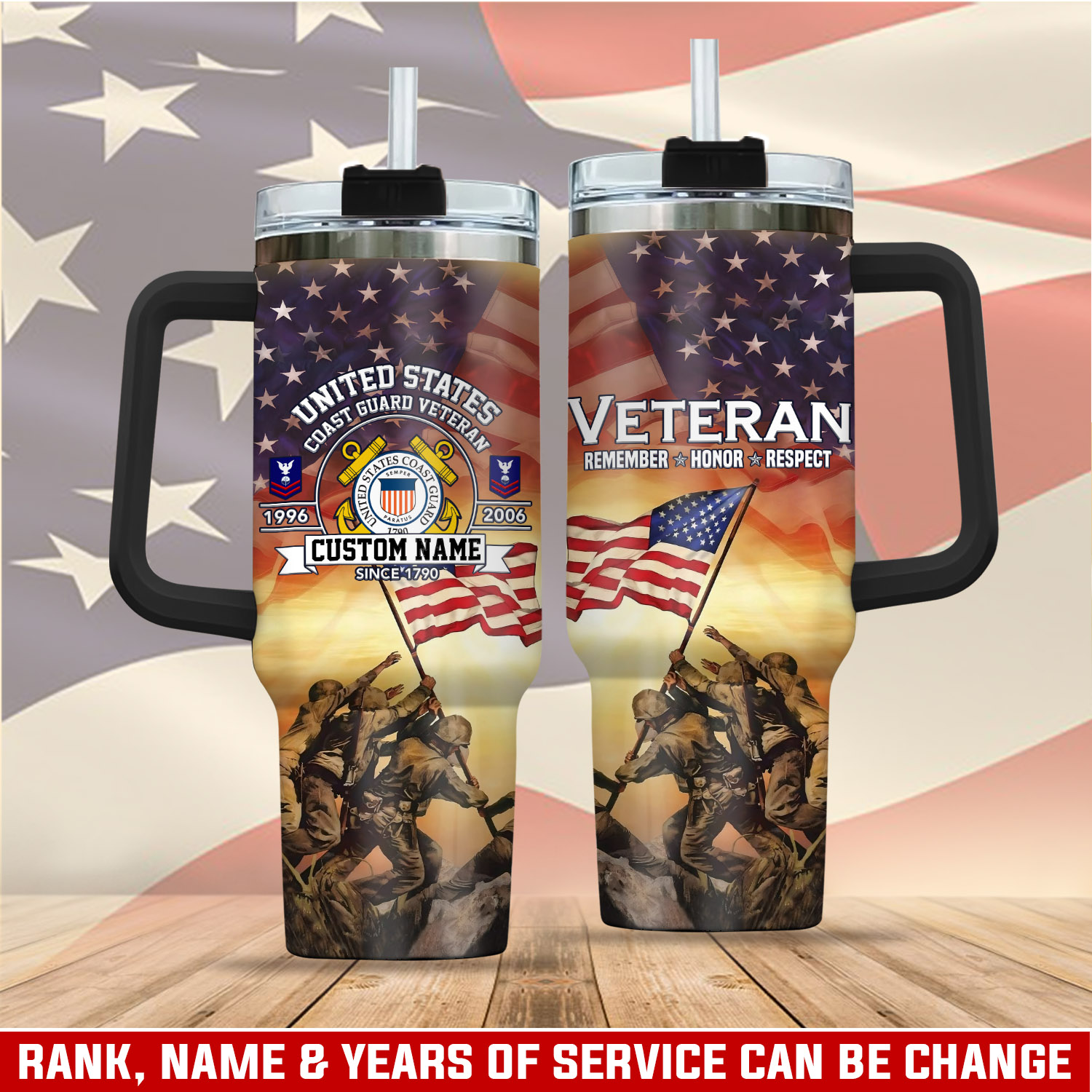 United States Coast Guard Custom Stanley Cup 40 oz 30 oz Tumbler With HandleTVC2301111