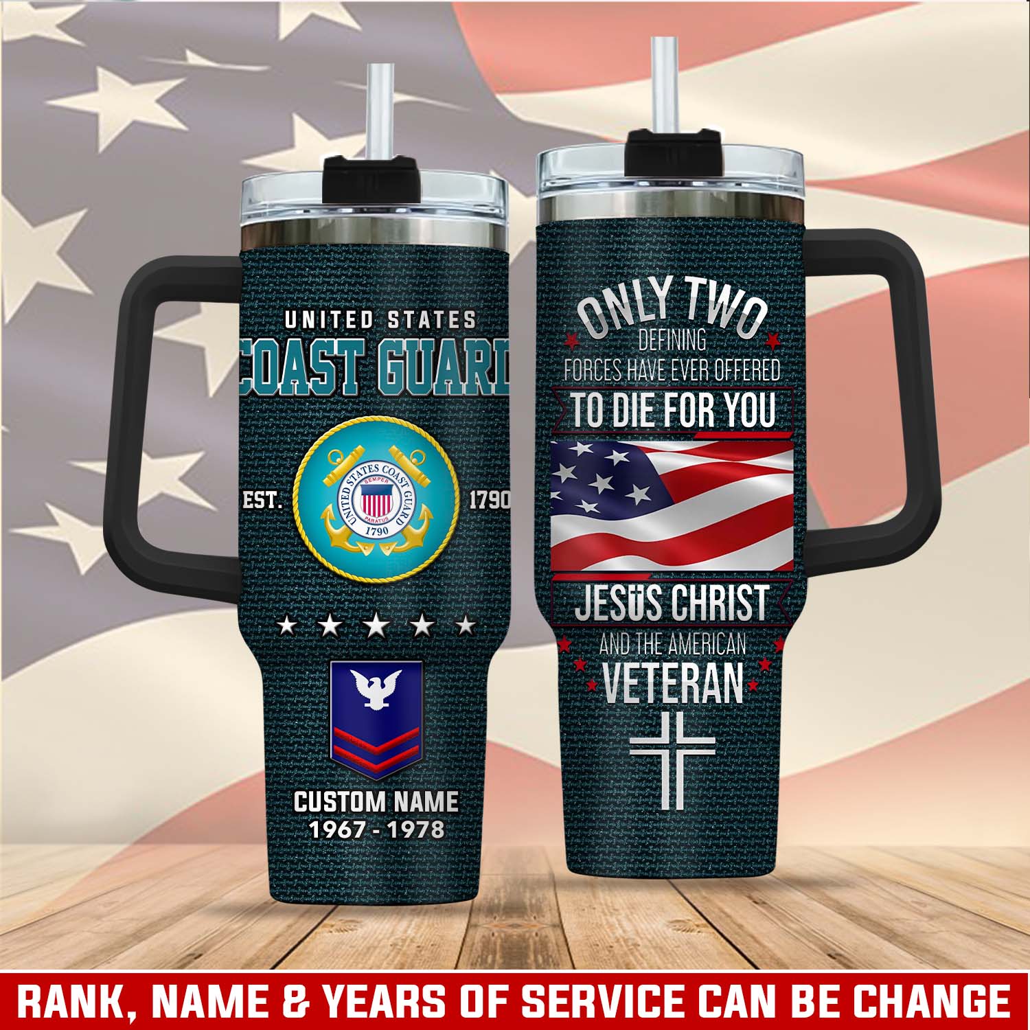 United States Coast Guard Custom Stanley Cup 40 oz 30 oz Tumbler With HandleTVC2301111