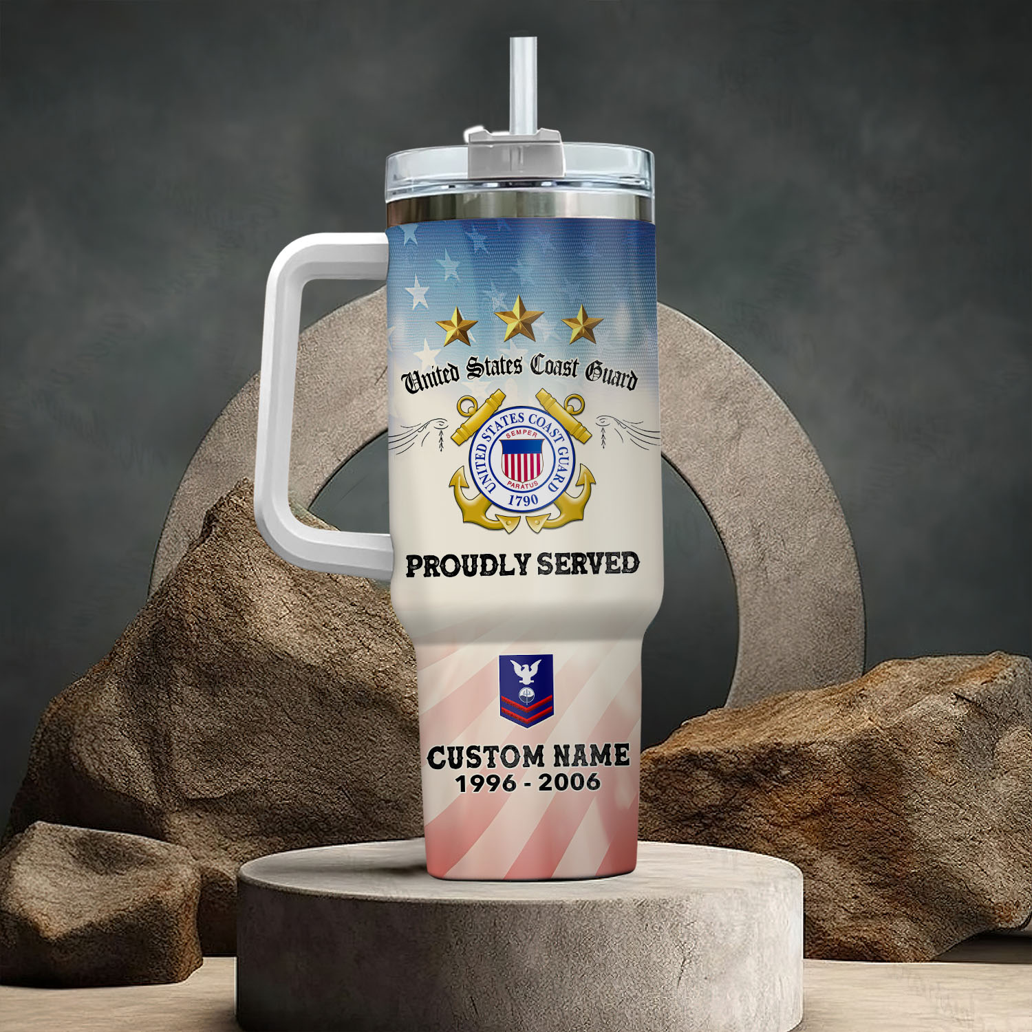 United States Coast Guard Custom Stanley Cup 40 oz 30 oz Tumbler With HandleTVC2301111 - Image 3