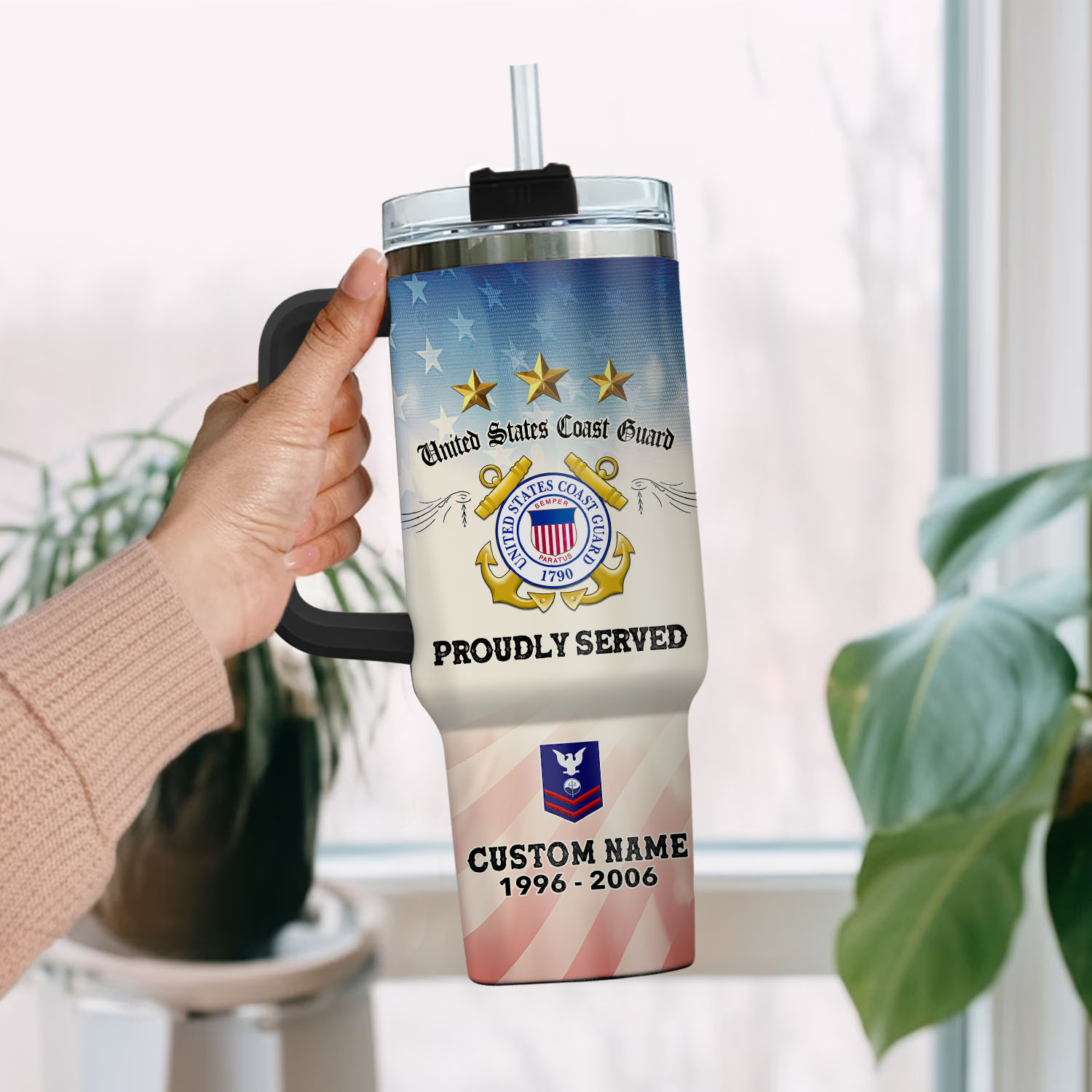United States Coast Guard Custom Stanley Cup 40 oz 30 oz Tumbler With HandleTVC2301111 - Image 2