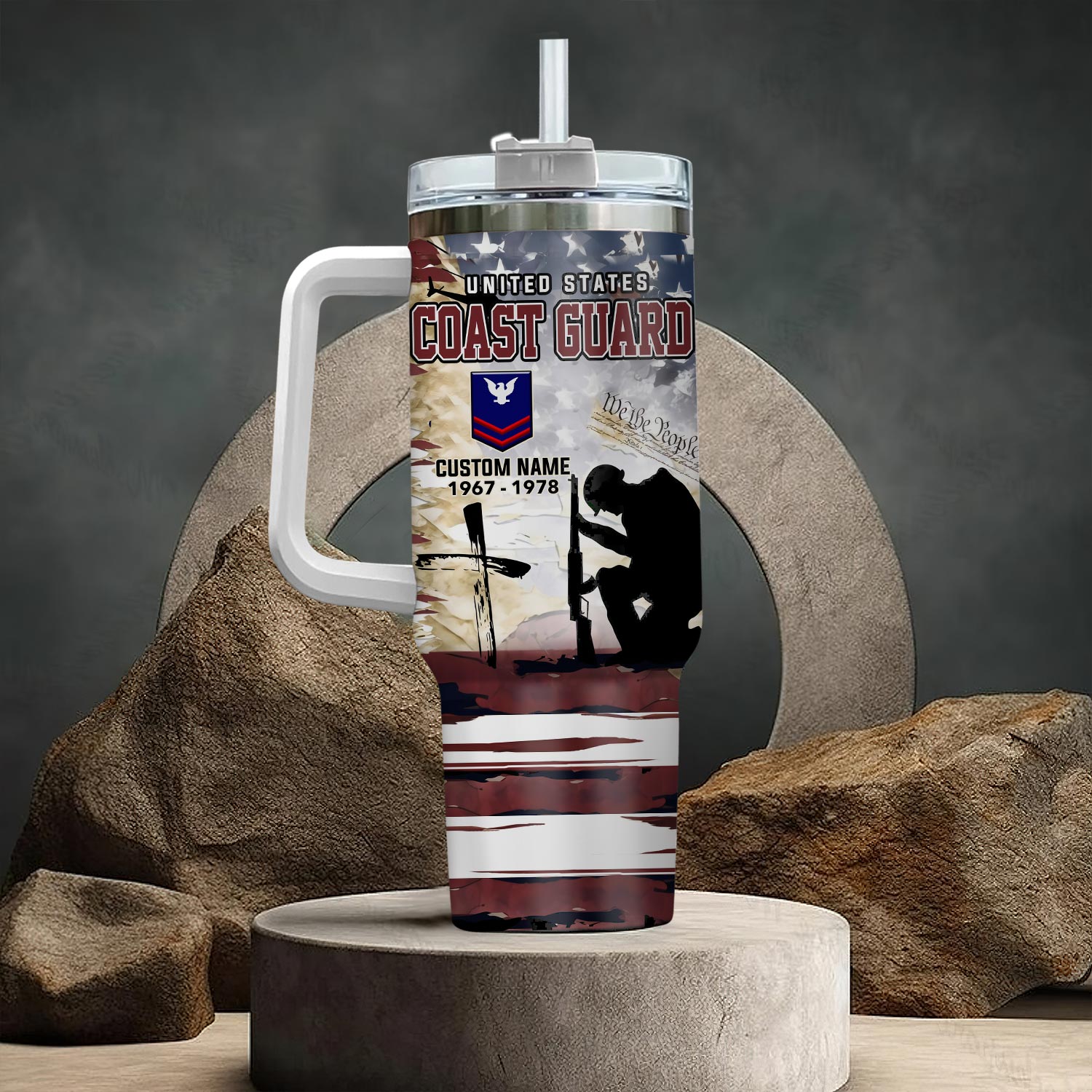 United States Coast Guard Custom Stanley Cup 40 oz 30 oz Tumbler With HandleTVC2301112 - Image 3