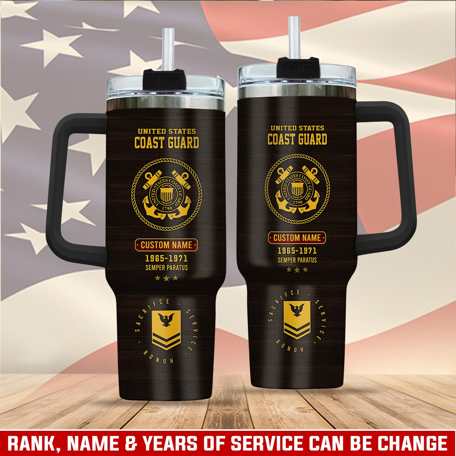 United States Coast Guard Custom Stanley Cup 40 oz 30 oz Tumbler With HandleTVC2301112