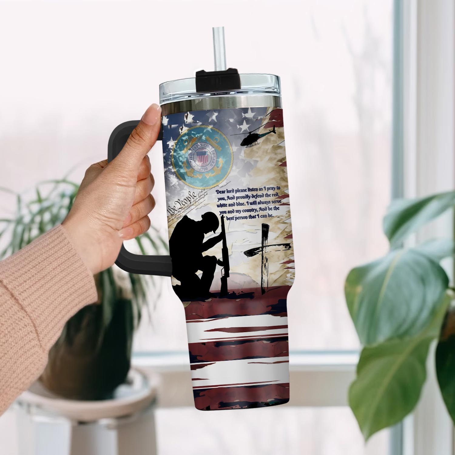 United States Coast Guard Custom Stanley Cup 40 oz 30 oz Tumbler With HandleTVC2301112 - Image 2