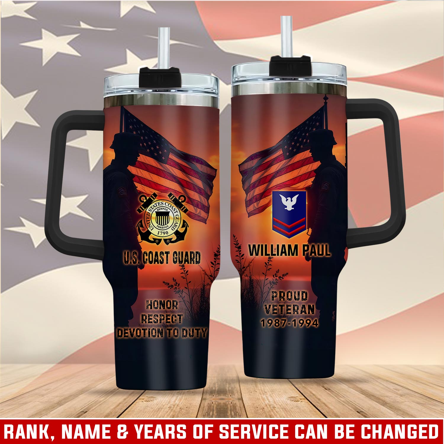 United States Coast Guard Custom Stanley Cup 40 oz 30 oz Tumbler With HandleTVC2301113