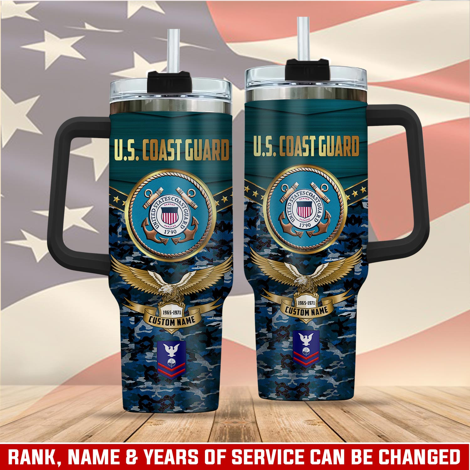 United States Coast Guard Custom Stanley Cup 40 oz 30 oz Tumbler With HandleTVC2301113