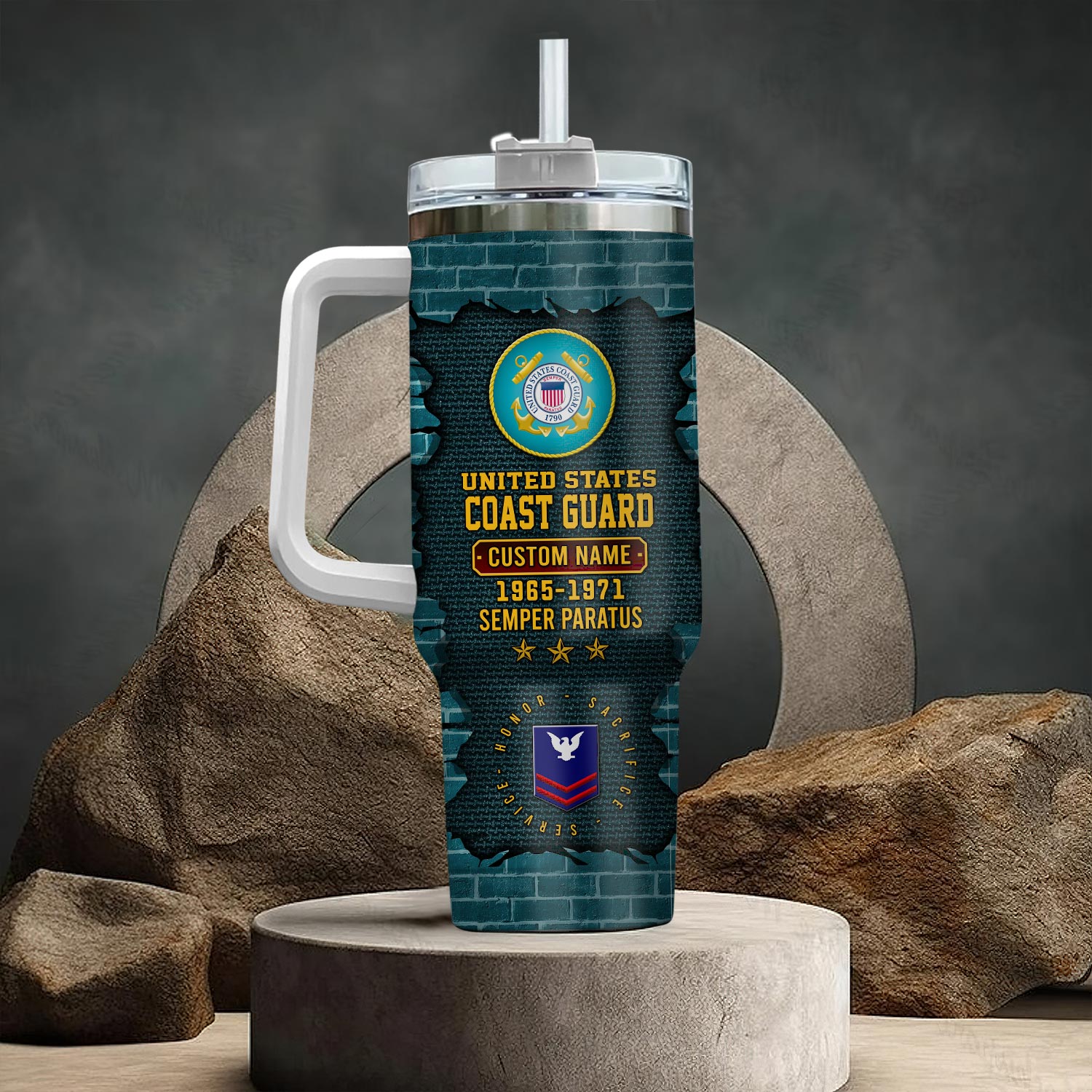 United States Coast Guard Custom Stanley Cup 40 oz 30 oz Tumbler With HandleTVC2301113 - Image 3