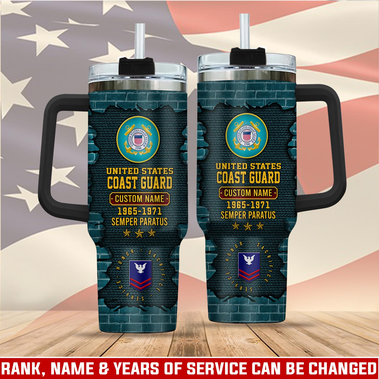 United States Coast Guard Custom Stanley Cup 40 oz 30 oz Tumbler With HandleTVC2301113