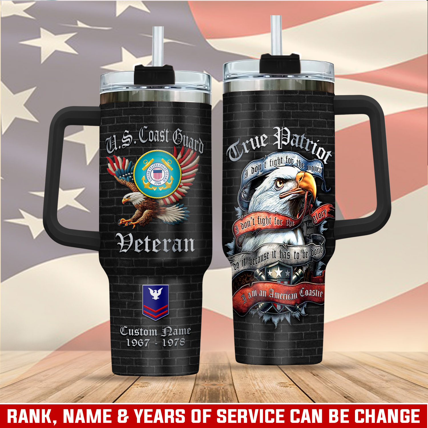 United States Coast Guard Custom Stanley Cup 40 oz 30 oz Tumbler With HandleTVC2301283