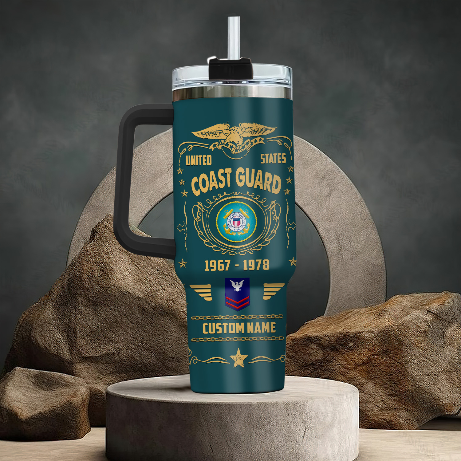 United States Coast Guard Custom Stanley Cup 40 oz 30 oz Tumbler With HandleTVC2301285 - Image 3