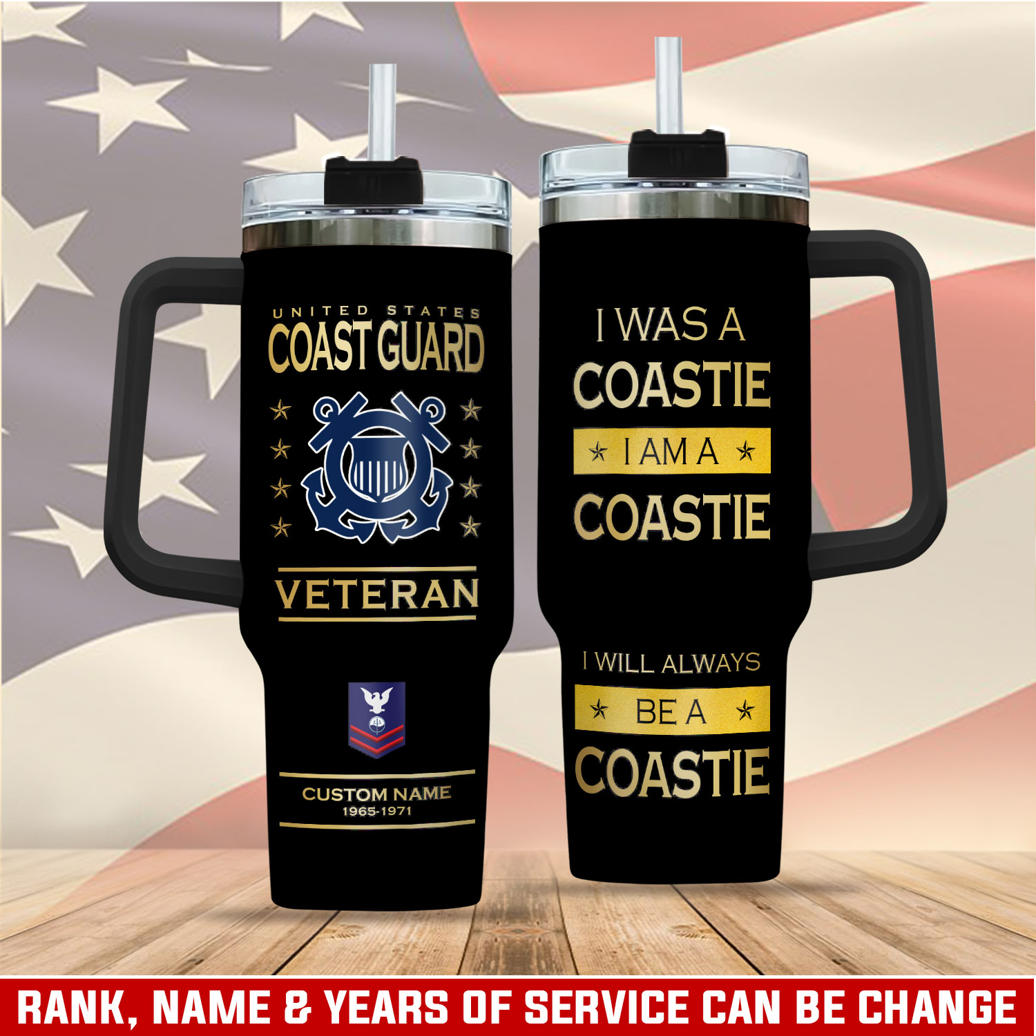 United States Coast Guard Custom Stanley Cup 40 oz 30 oz Tumbler With HandleTVC2301285