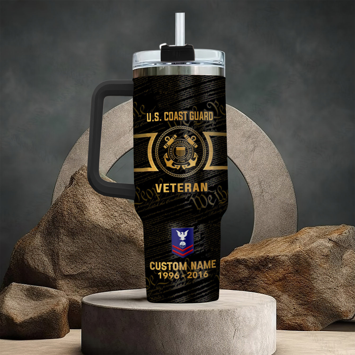 United States Coast Guard Custom Stanley Cup 40 oz 30 oz Tumbler With HandleTVC2301286 - Image 3