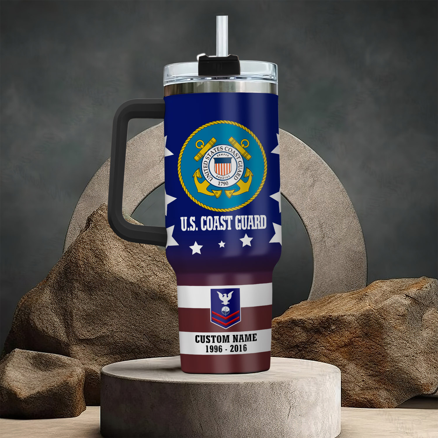 United States Coast Guard Custom Stanley Cup 40 oz 30 oz Tumbler With HandleTVC2301286 - Image 3