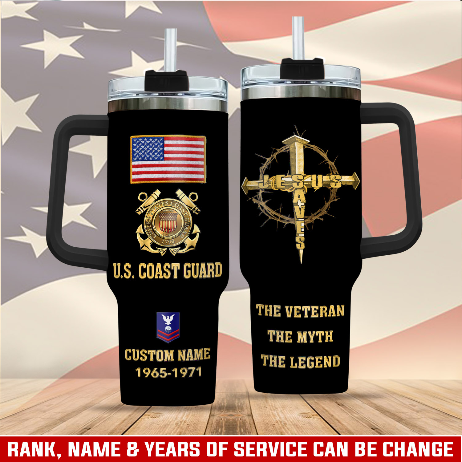 United States Coast Guard Custom Stanley Cup 40 oz 30 oz Tumbler With HandleTVC2301287