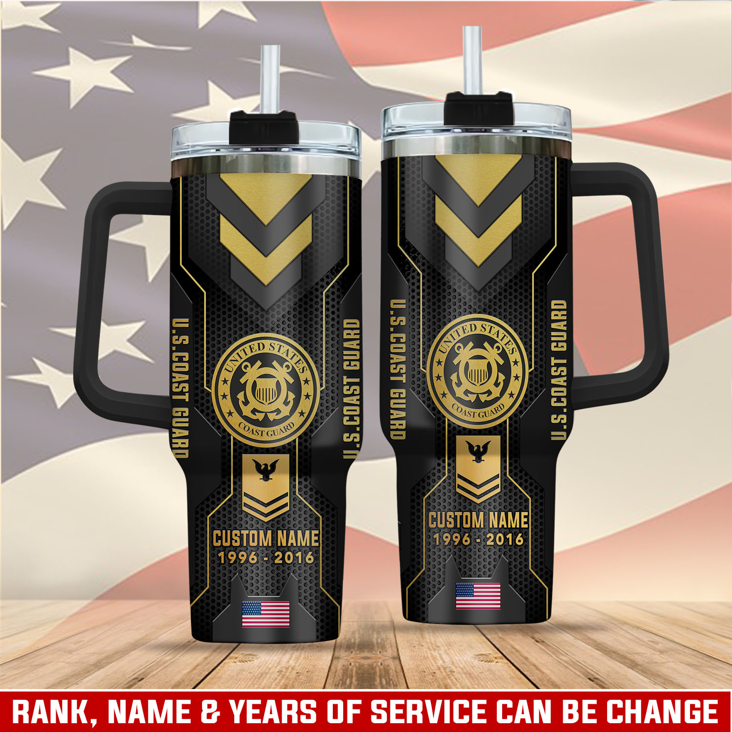 United States Coast Guard Custom Stanley Cup 40 oz 30 oz Tumbler With HandleTVC2301287