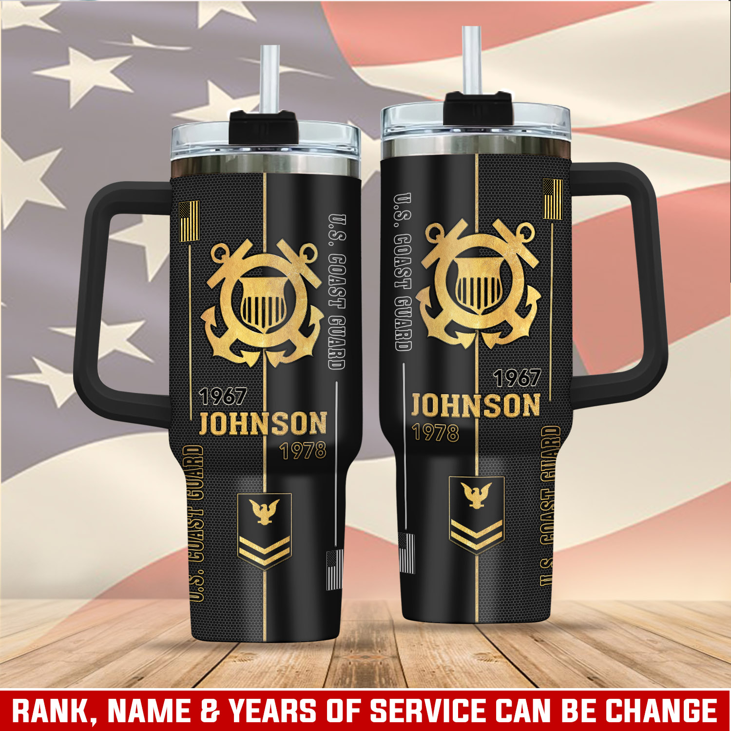 United States Coast Guard Custom Stanley Cup 40 oz 30 oz Tumbler With HandleTVC2301288