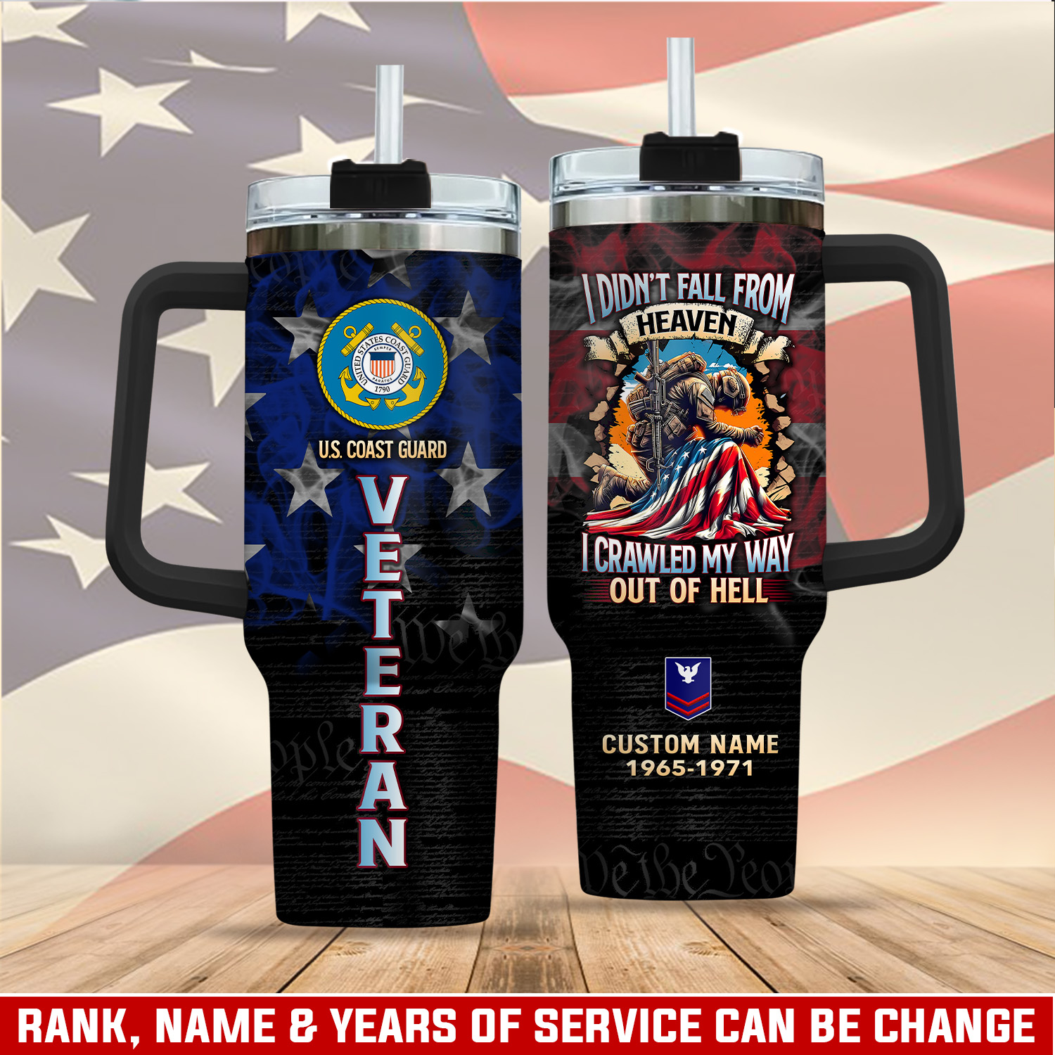 United States Coast Guard Custom Stanley Cup 40 oz 30 oz Tumbler With HandleTVC2301288