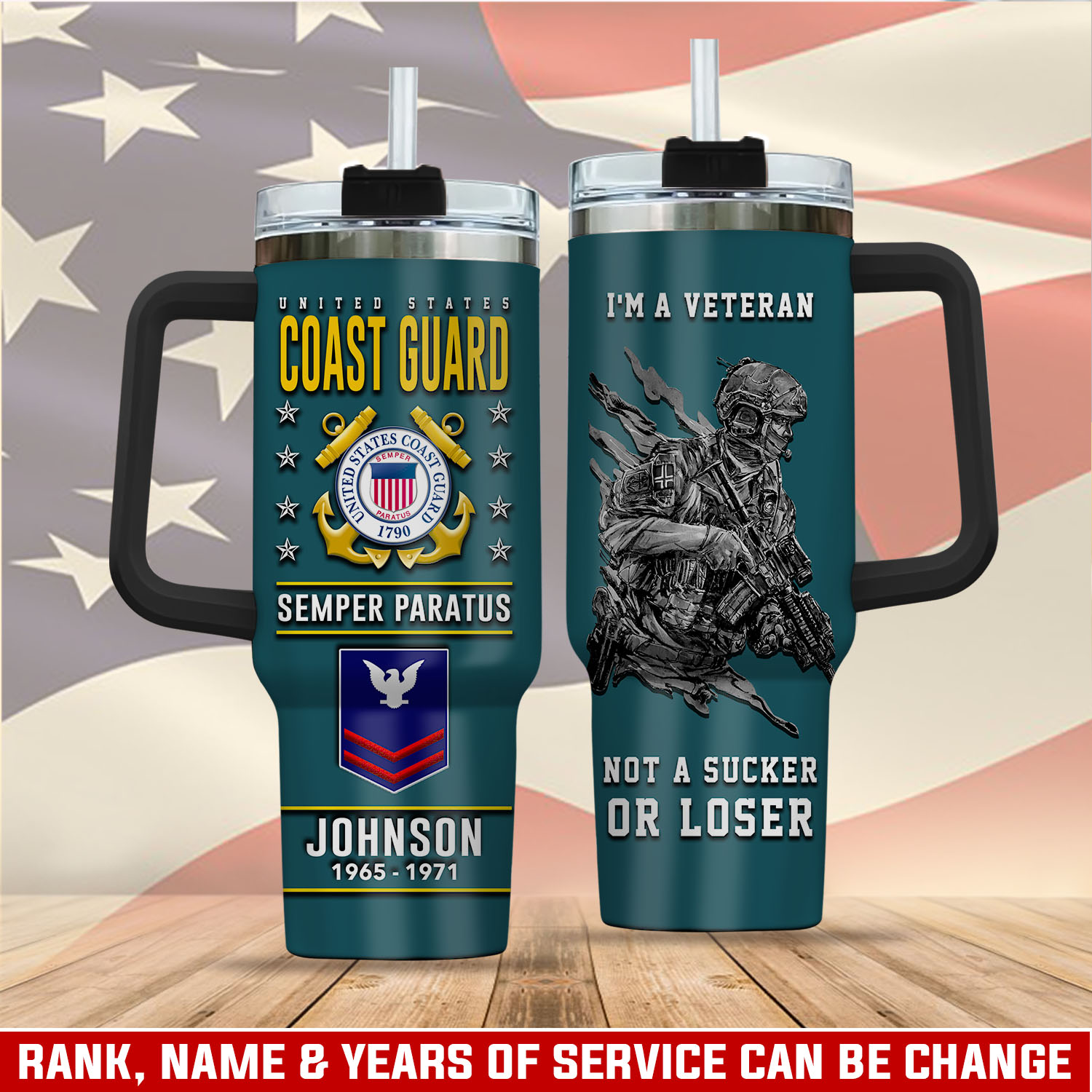 United States Coast Guard Custom Stanley Cup 40 oz 30 oz Tumbler With HandleTVC2301406