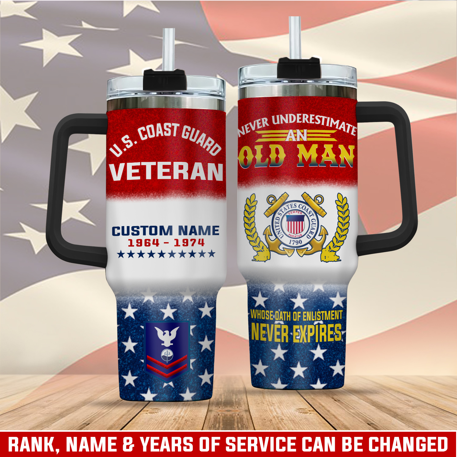 United States Coast Guard Custom Stanley Cup 40 oz 30 oz Tumbler With HandleTVC2301412