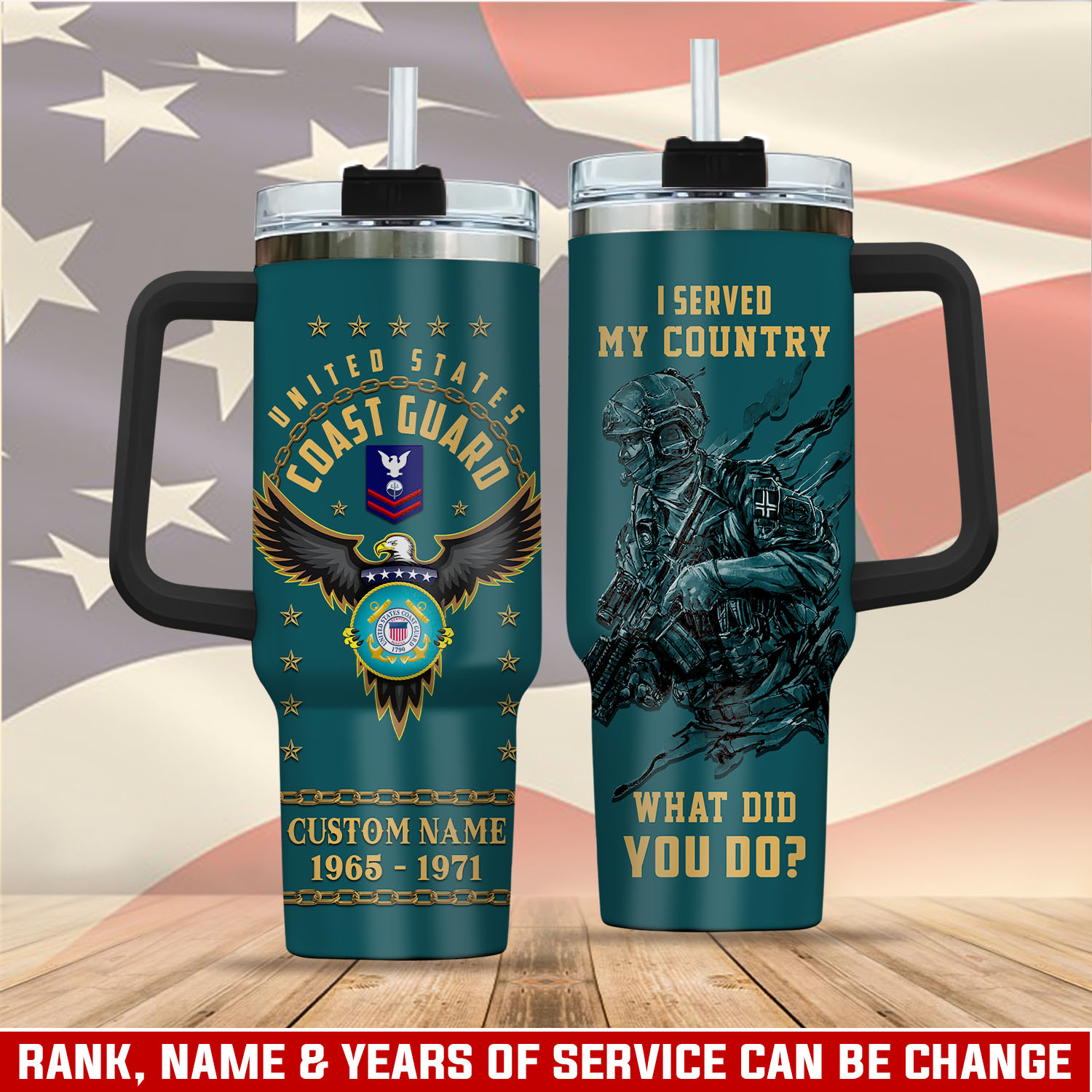 United States Coast Guard Custom Stanley Cup 40 oz 30 oz Tumbler With HandleTVC2301412