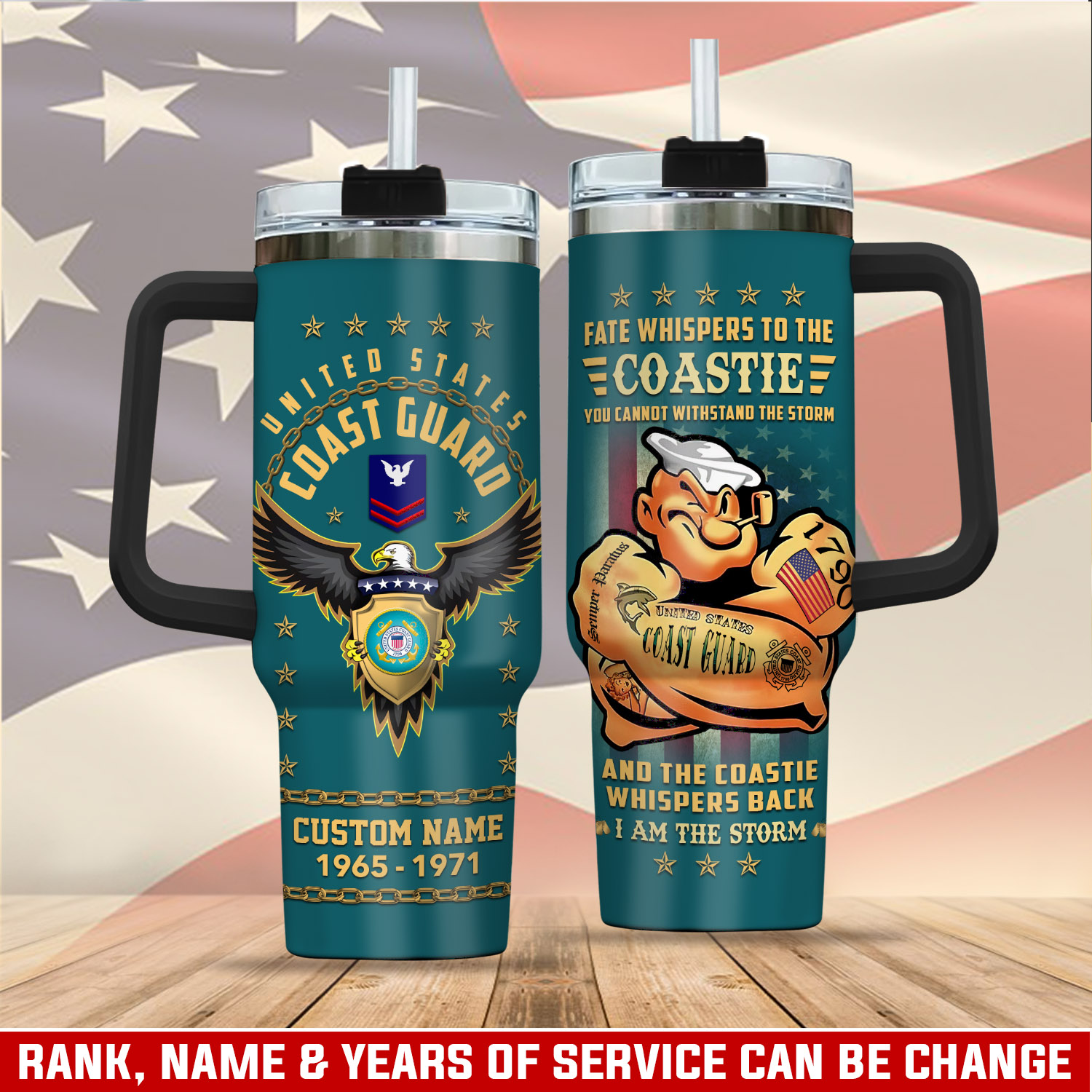 United States Coast Guard Custom Stanley Cup 40 oz 30 oz Tumbler With HandleTVC2301412