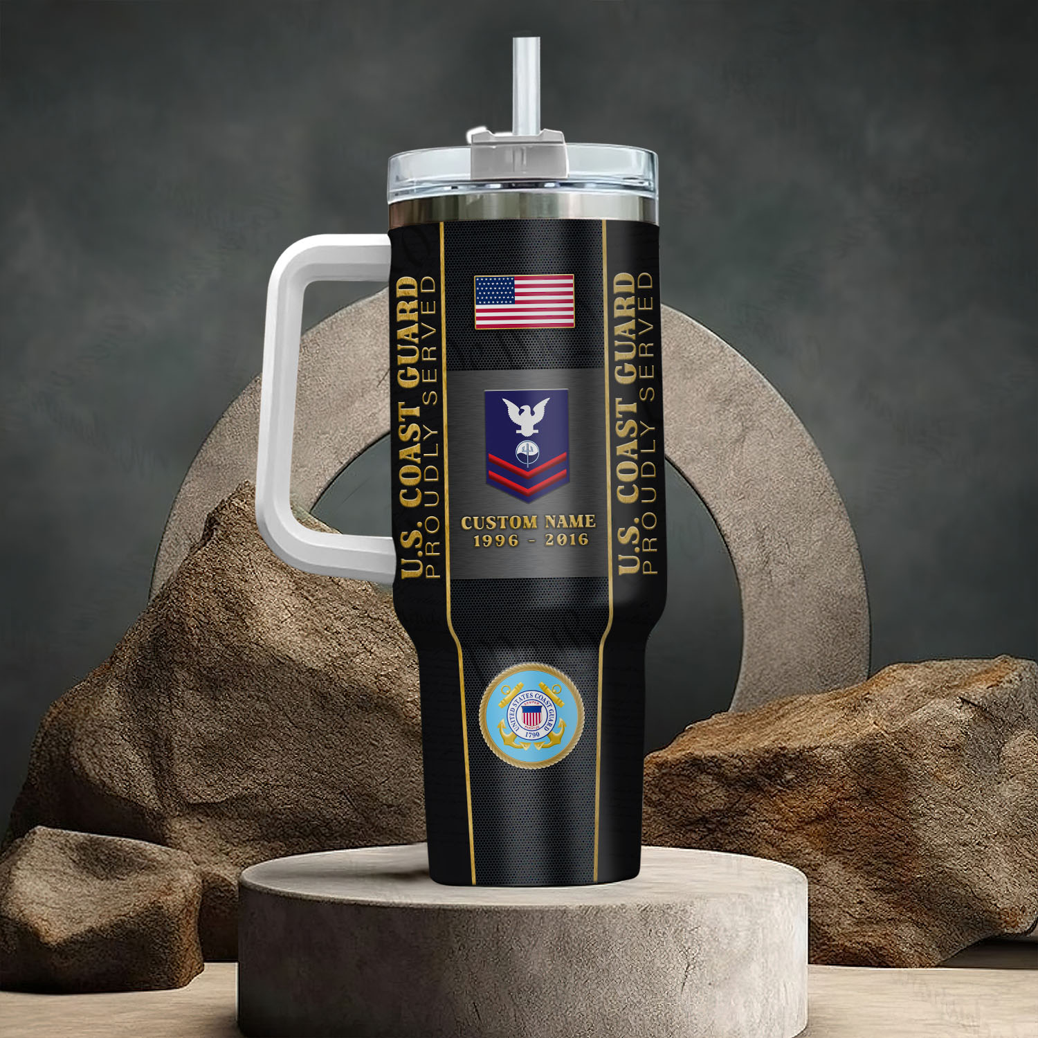 United States Coast Guard Custom Stanley Cup 40 oz 30 oz Tumbler With HandleTVC2301412 - Image 3