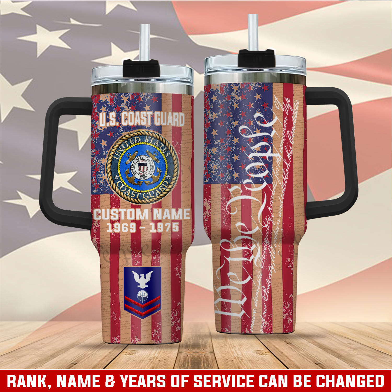 United States Coast Guard Custom Stanley Cup 40 oz 30 oz Tumbler With HandleTVC2301762