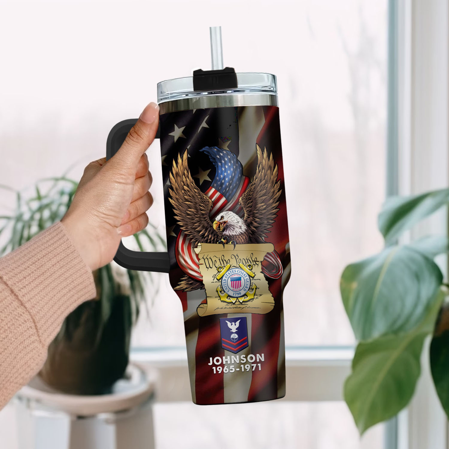 United States Coast Guard Custom Stanley Cup 40 oz 30 oz Tumbler With HandleTVC2301762 - Image 2