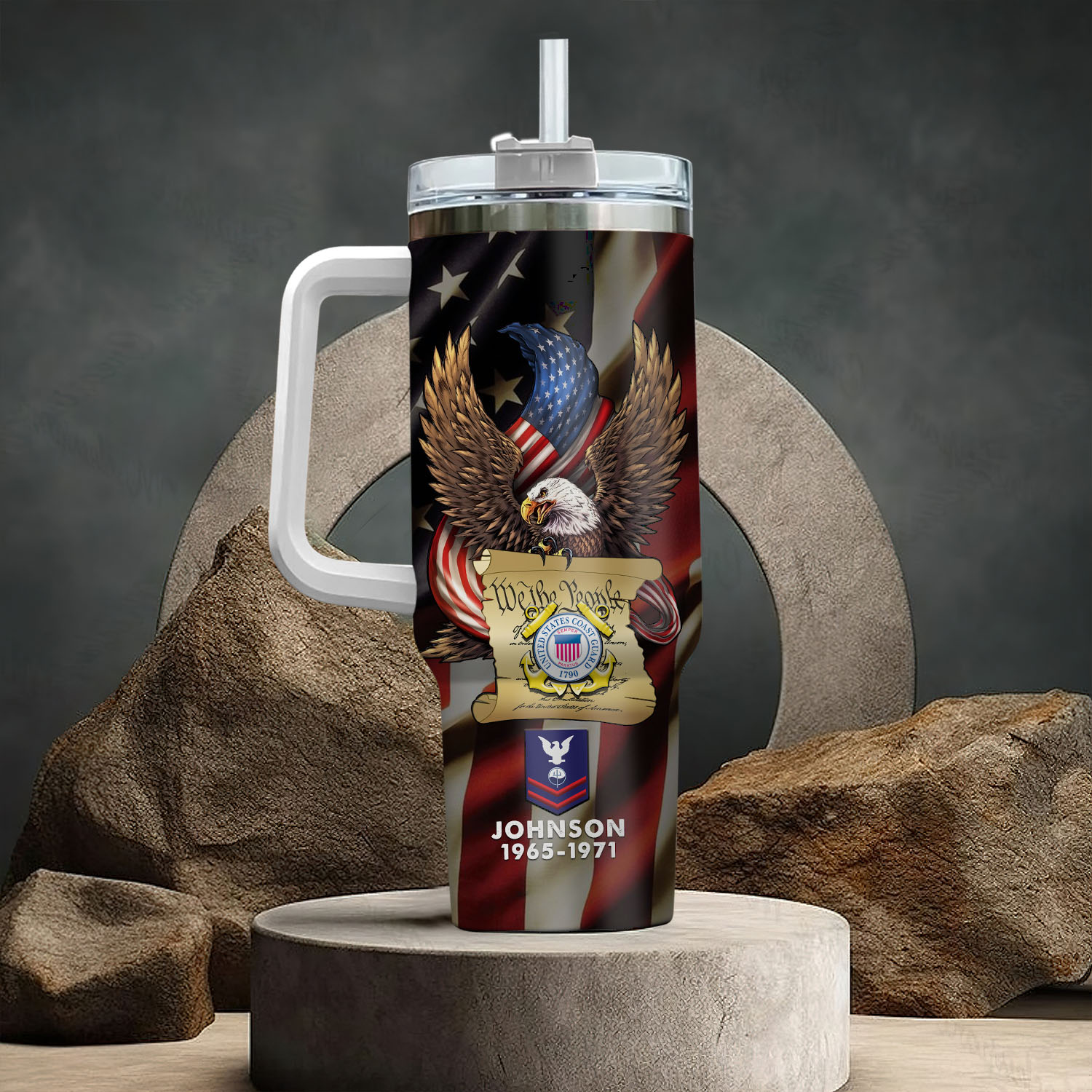 United States Coast Guard Custom Stanley Cup 40 oz 30 oz Tumbler With HandleTVC2301762 - Image 3