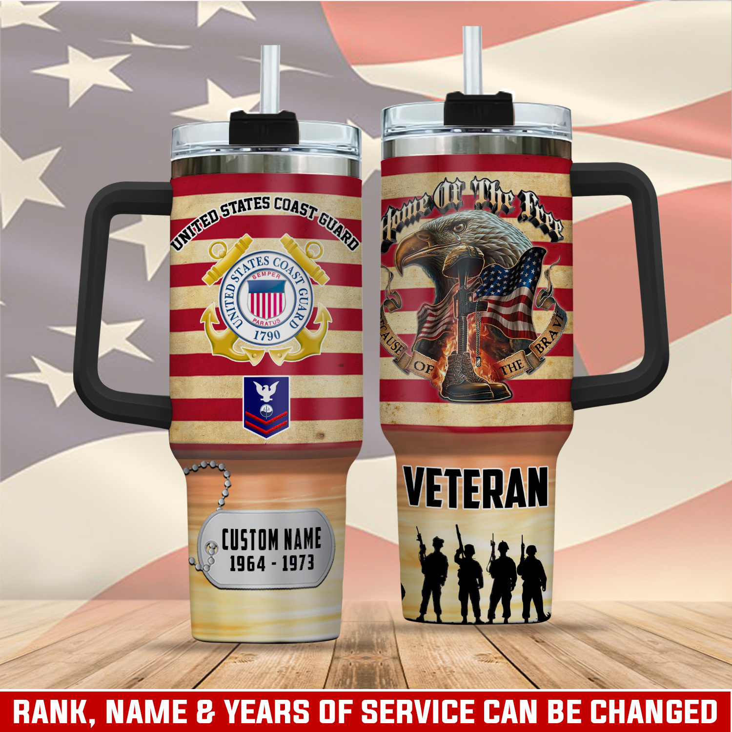 United States Coast Guard Custom Stanley Cup 40 oz 30 oz Tumbler With HandleTVC2301762