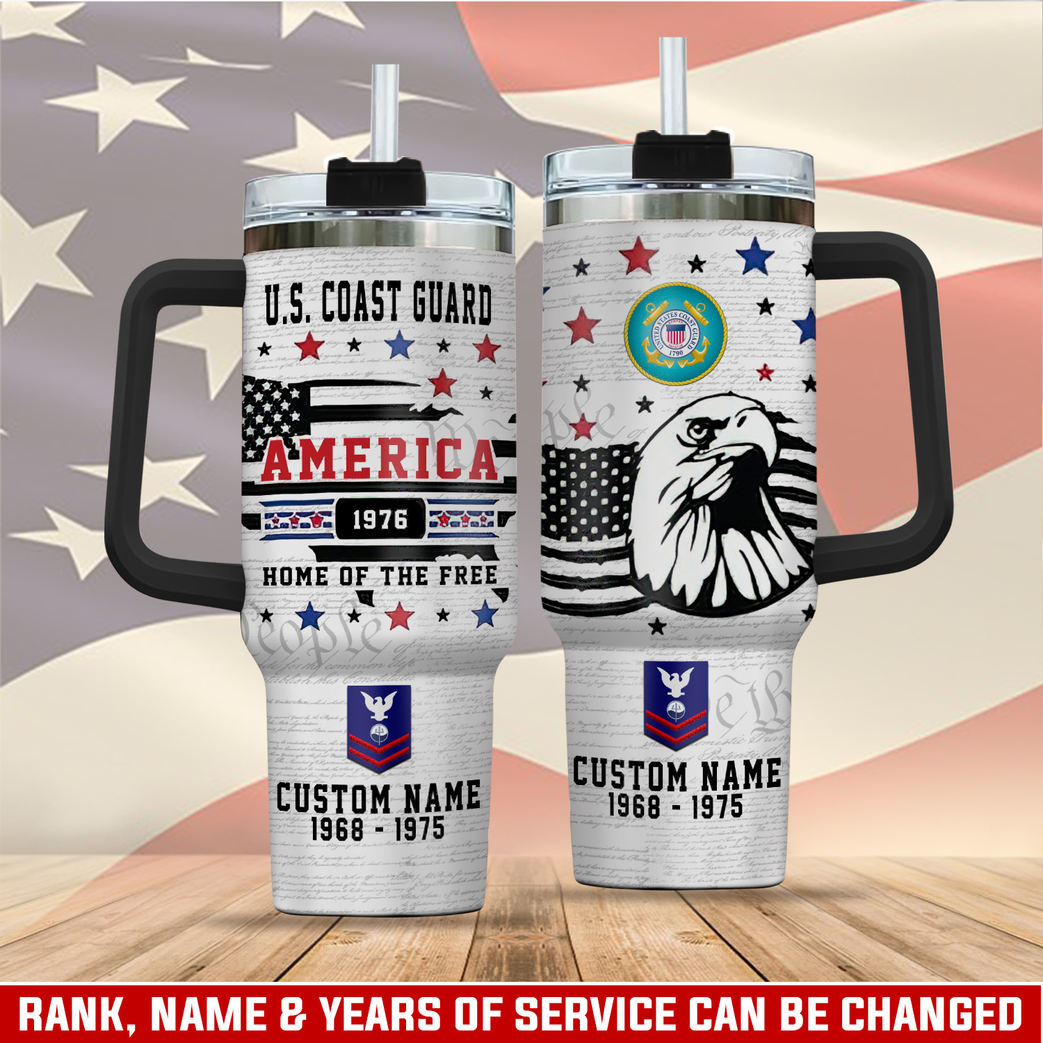 United States Coast Guard Custom Stanley Cup 40 oz 30 oz Tumbler With HandleTVC2301763