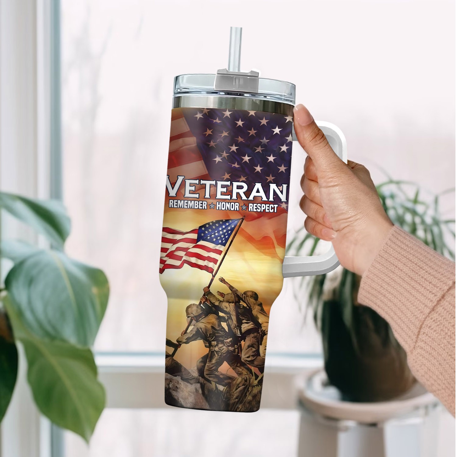 United States Marine Corps Custom Stanley Cup 40 oz 30 oz Tumbler With HandleTVC2301111 - Image 2