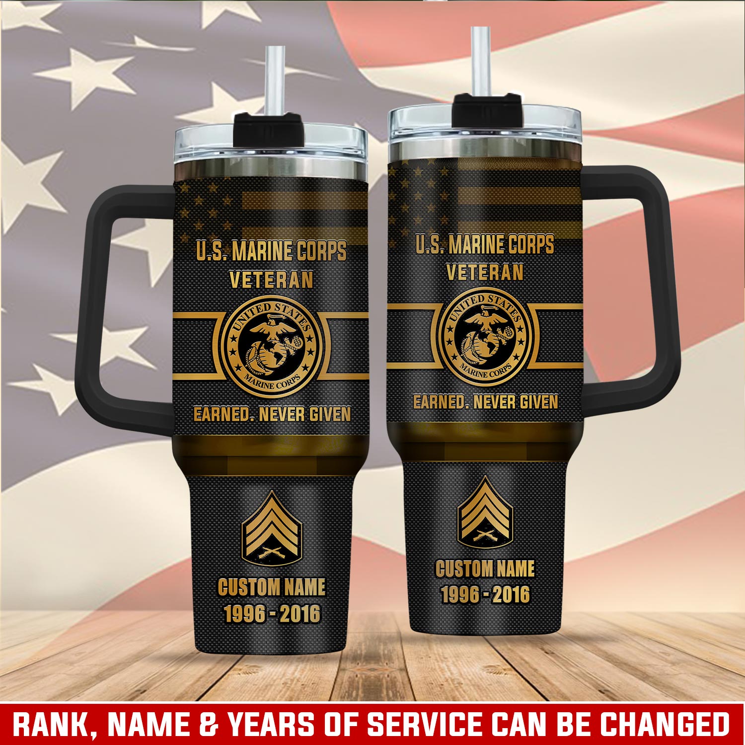 United States Marine Corps Custom Stanley Cup 40 oz 30 oz Tumbler With HandleTVC2301112