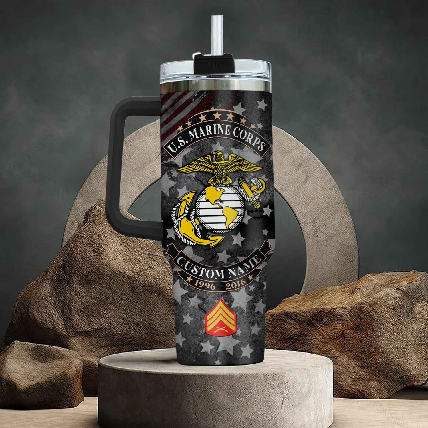 United States Marine Corps Custom Stanley Cup 40 oz 30 oz Tumbler With HandleTVC2301286 - Image 3