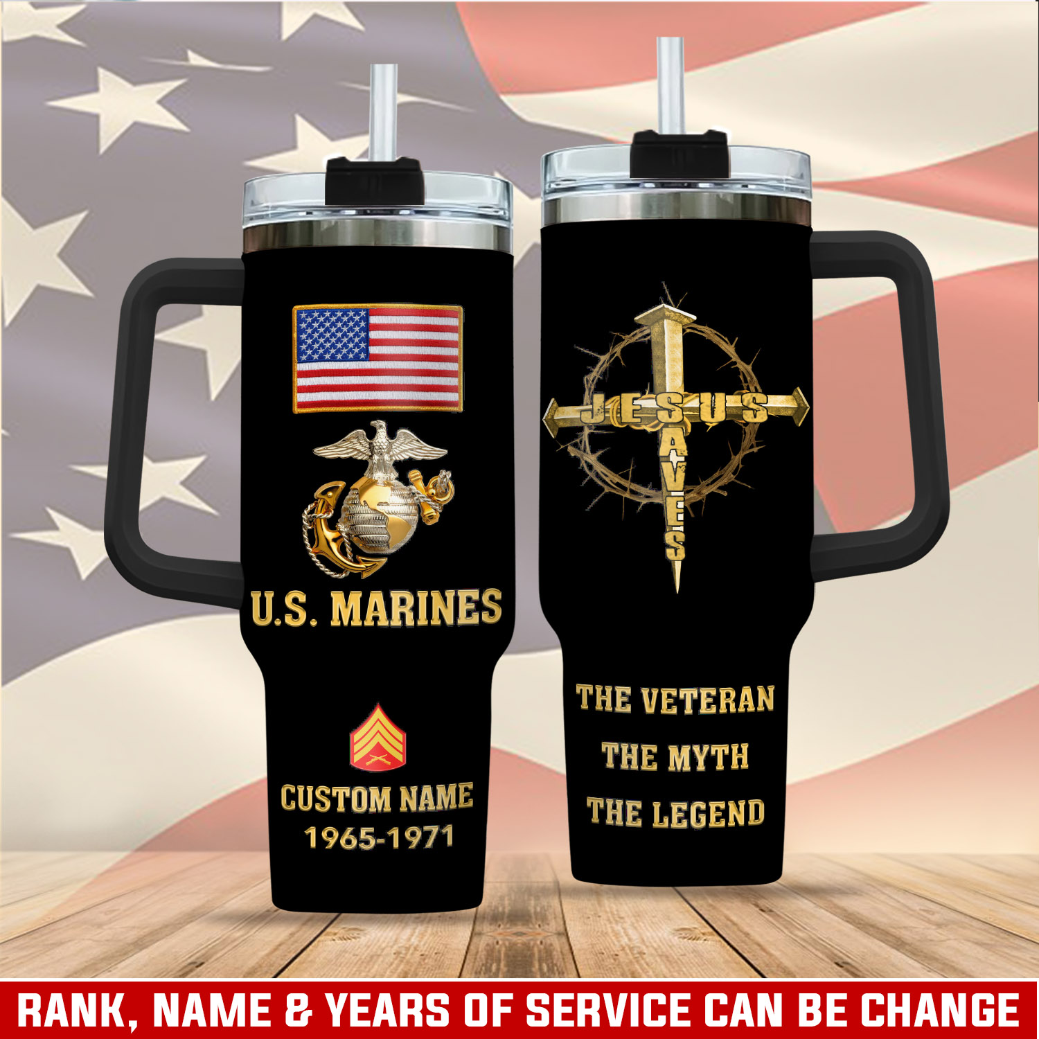United States Marine Corps Custom Stanley Cup 40 oz 30 oz Tumbler With HandleTVC2301287