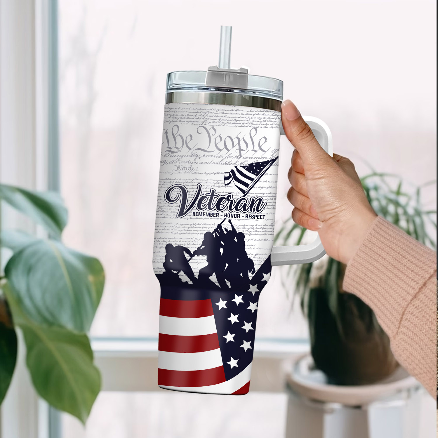 United States Marine Corps Custom Stanley Cup 40 oz 30 oz Tumbler With HandleTVC2301287 - Image 2
