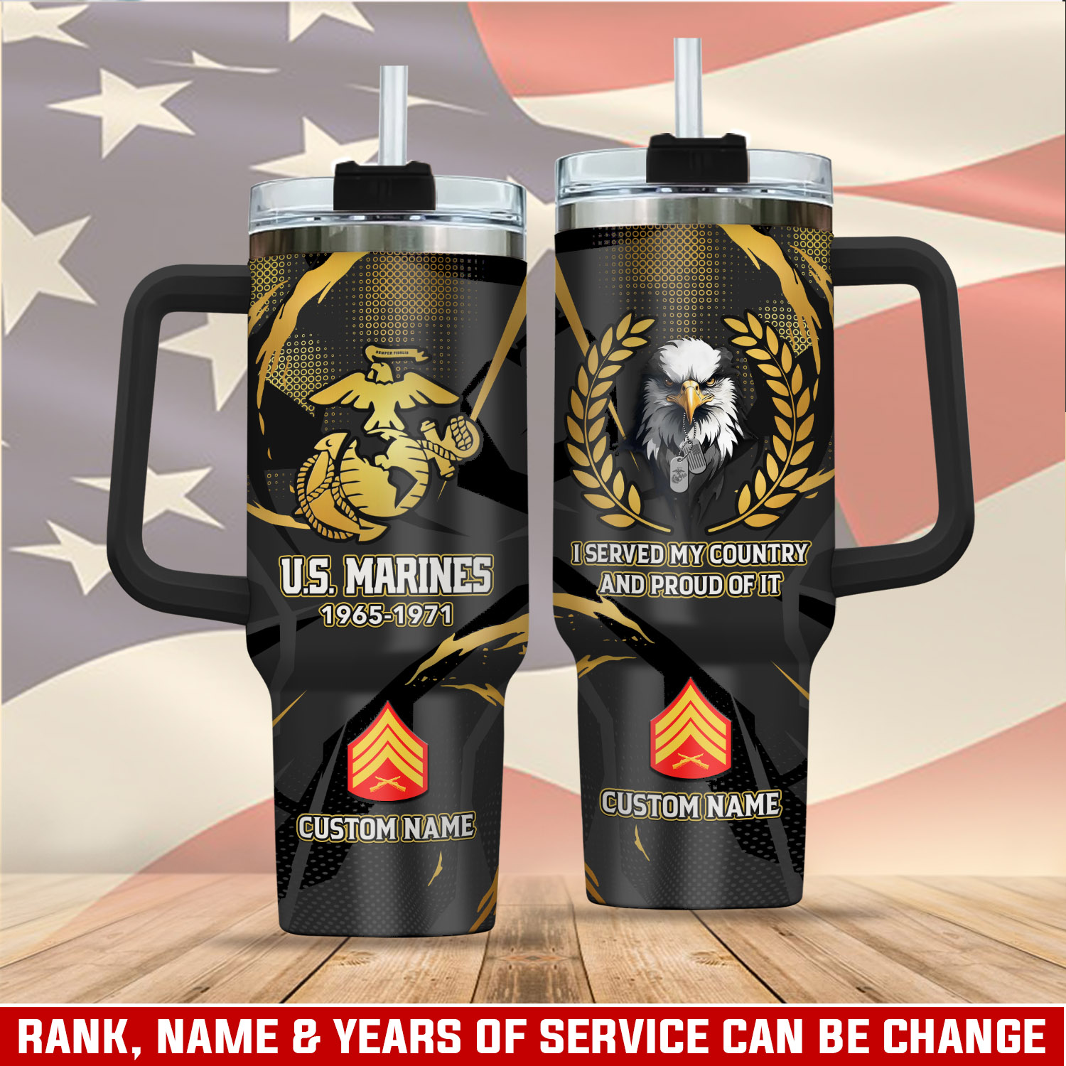 United States Marine Corps Custom Stanley Cup 40 oz 30 oz Tumbler With HandleTVC2301288