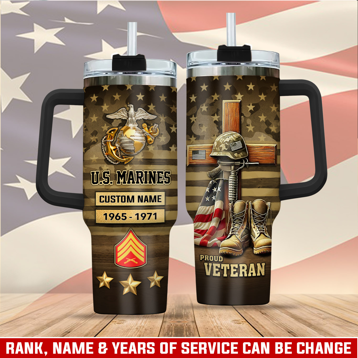 United States Marine Corps Custom Stanley Cup 40 oz 30 oz Tumbler With HandleTVC2301288