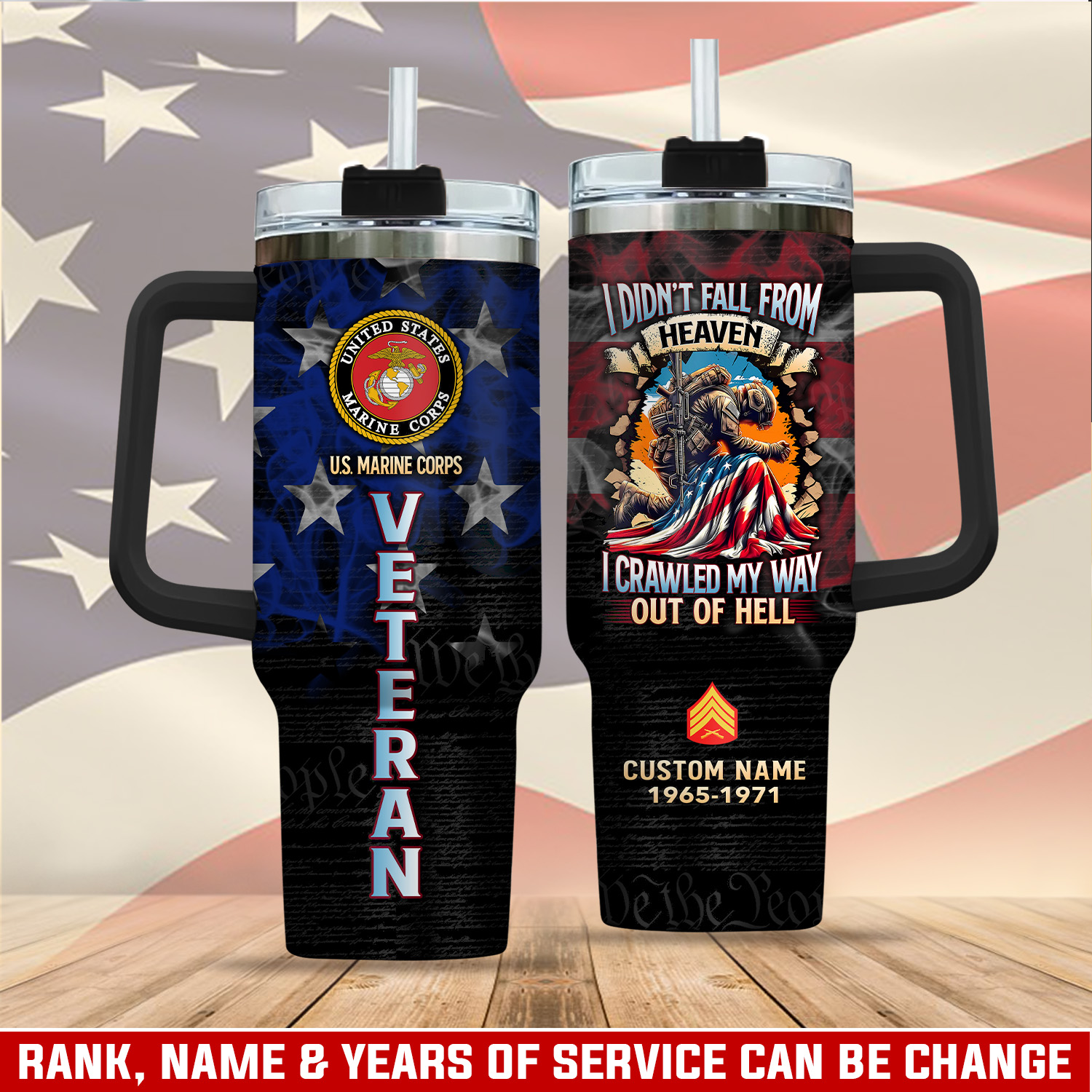 United States Marine Corps Custom Stanley Cup 40 oz 30 oz Tumbler With HandleTVC2301288