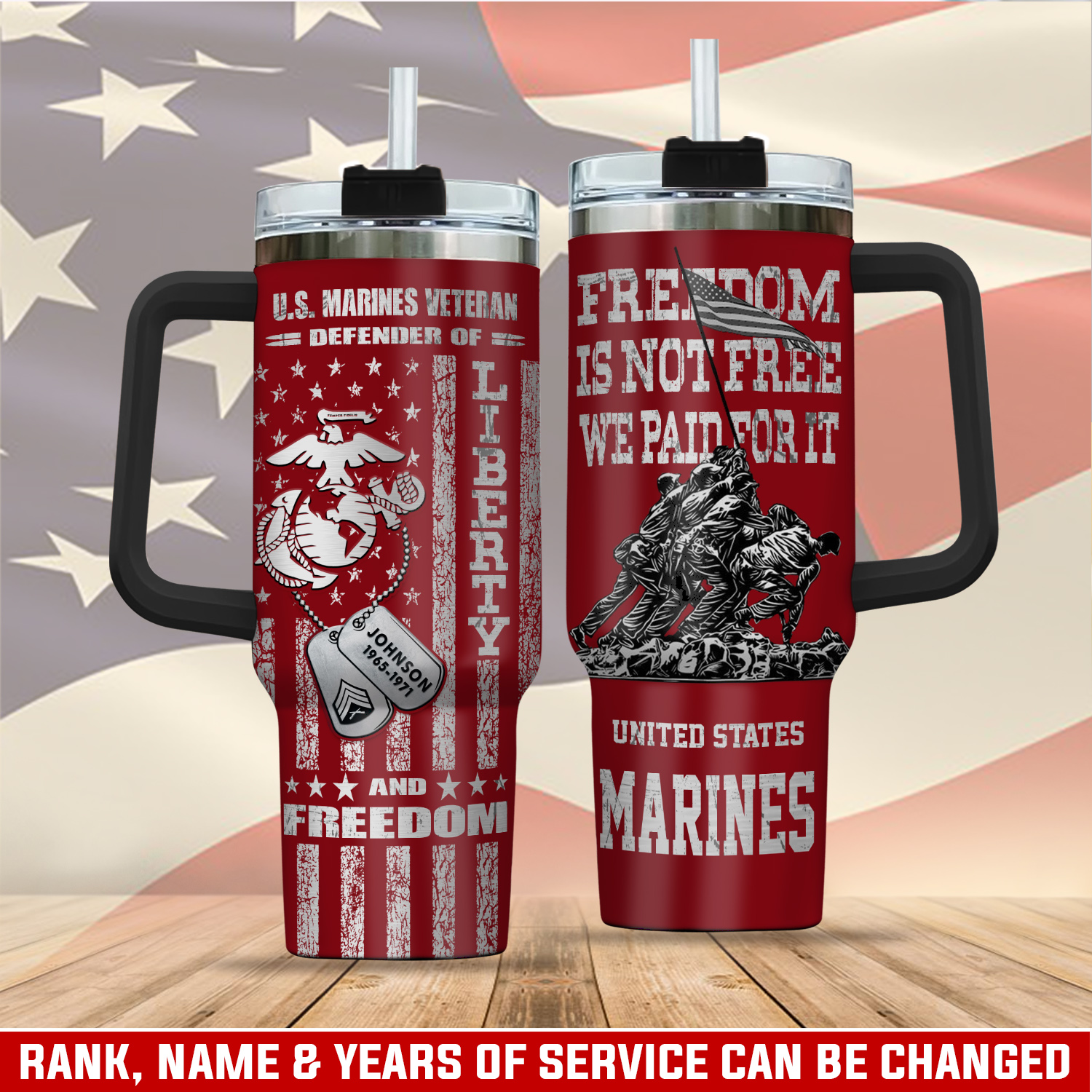 United States Marine Corps Custom Stanley Cup 40 oz 30 oz Tumbler With HandleTVC2301404