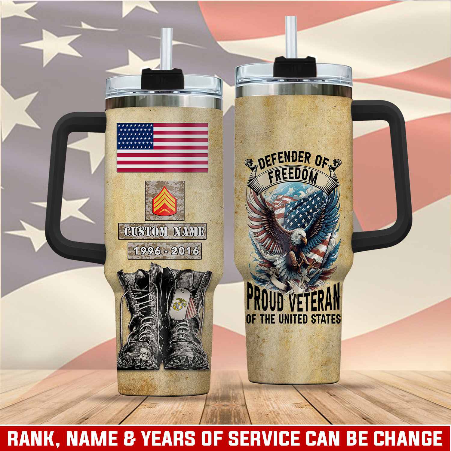 United States Marine Corps Custom Stanley Cup 40 oz 30 oz Tumbler With HandleTVC2301404